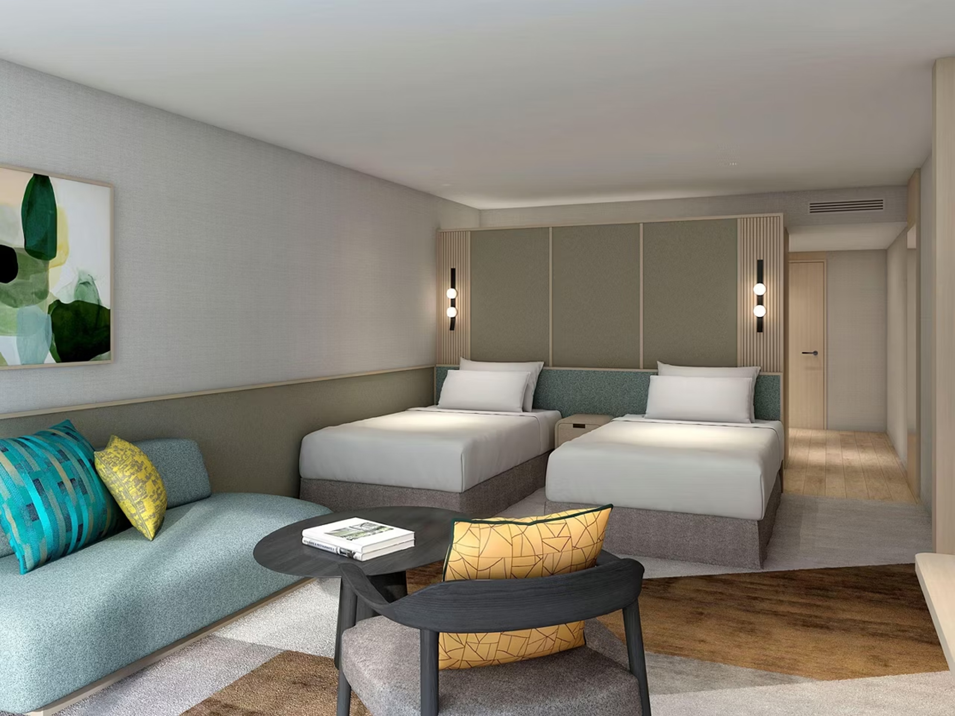 2 Bedrooms, Suite, Forest View