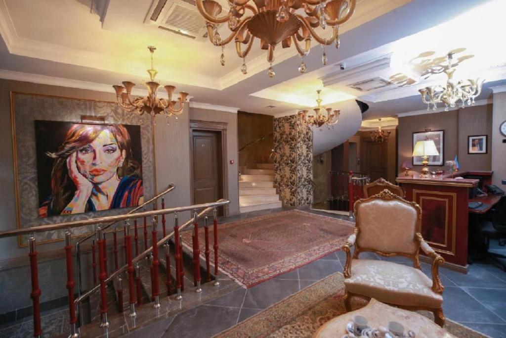 Lobby at West Inn Hotel Baku, BAKU
