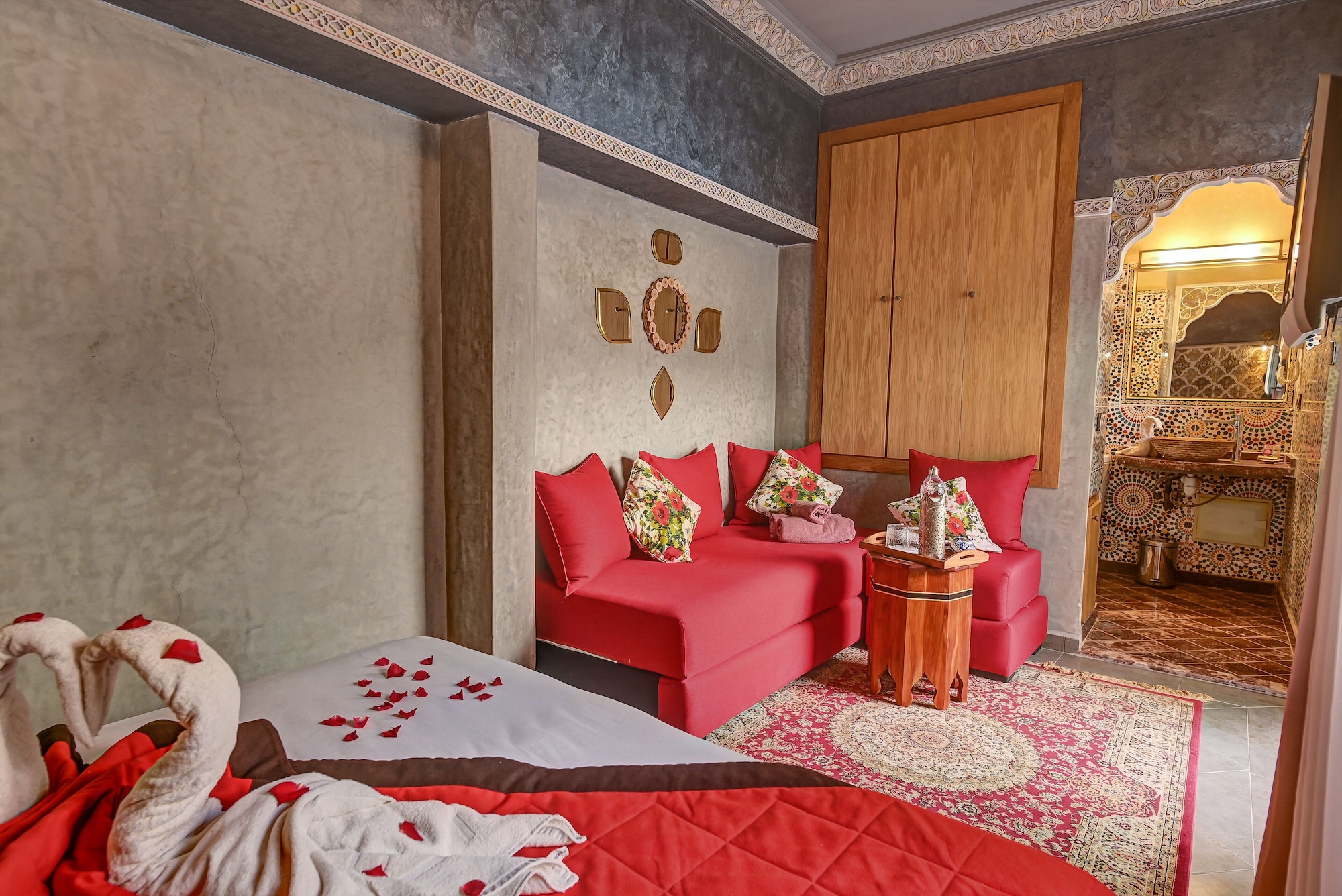 غرفة سوبيريور بسرير مزدوج، Riad Les Oliviers 2/4
