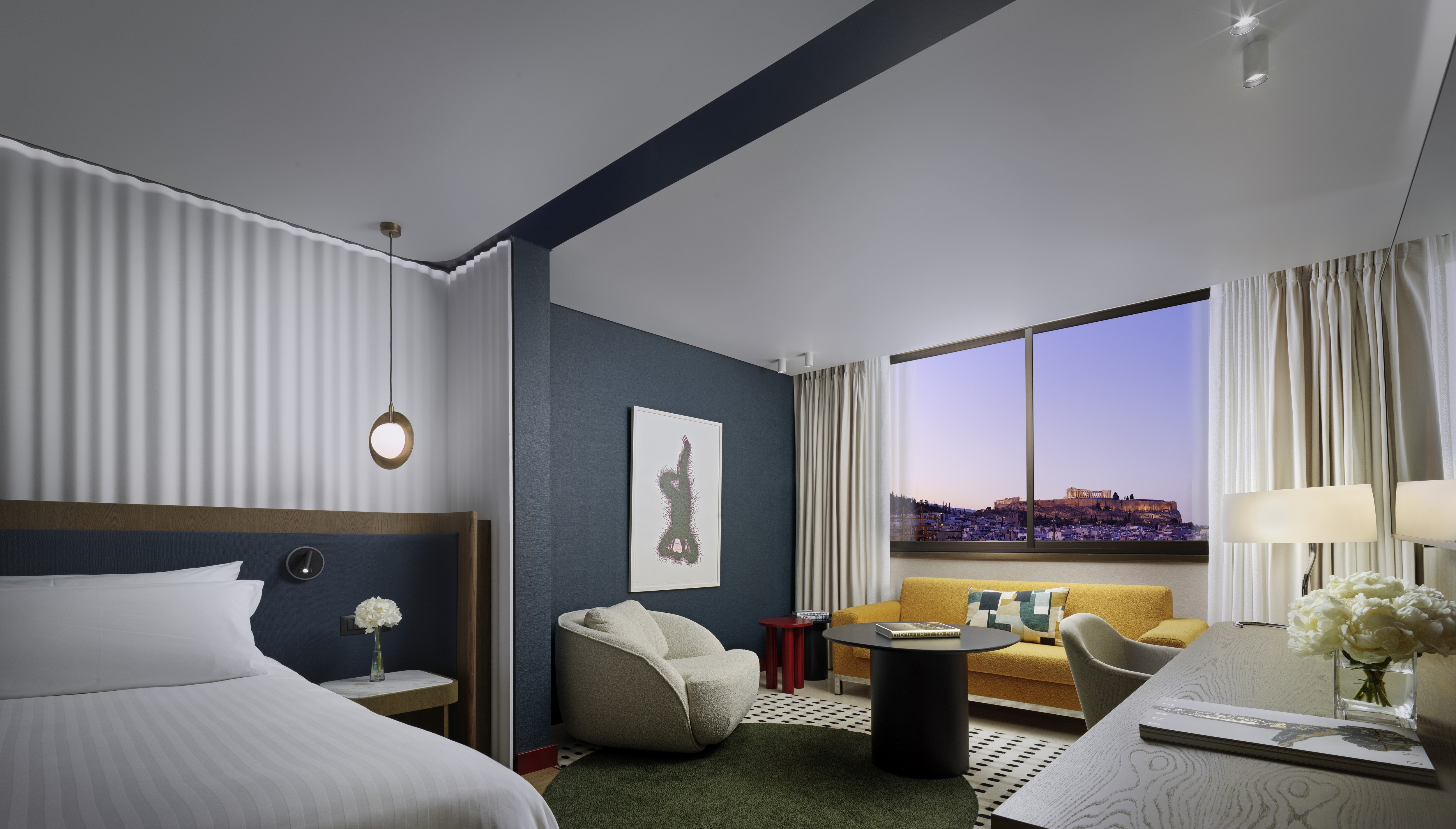 Classic, King Bed, Acropolis View