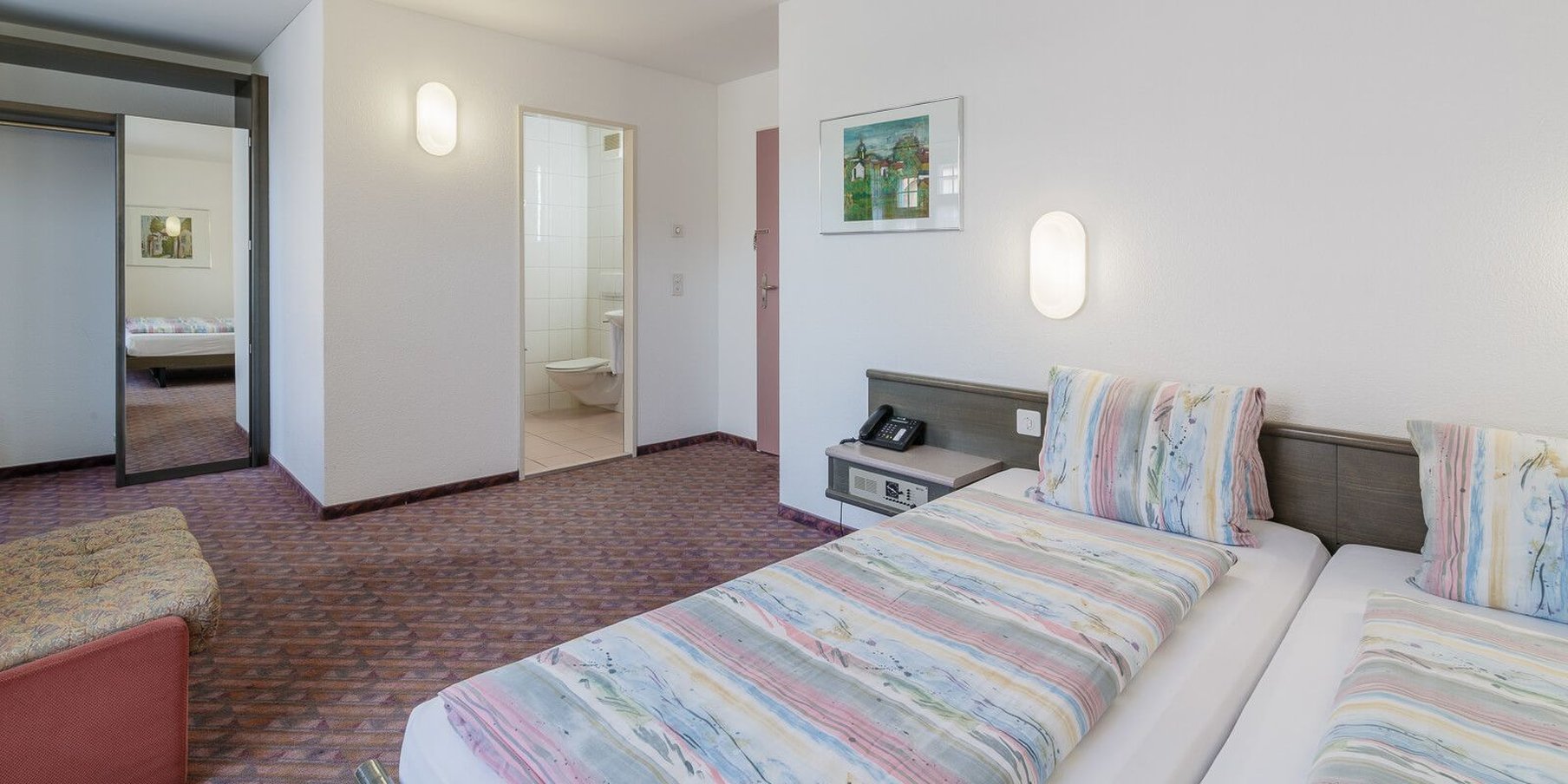 Room at Drei Konige Hotel, LUCERNE