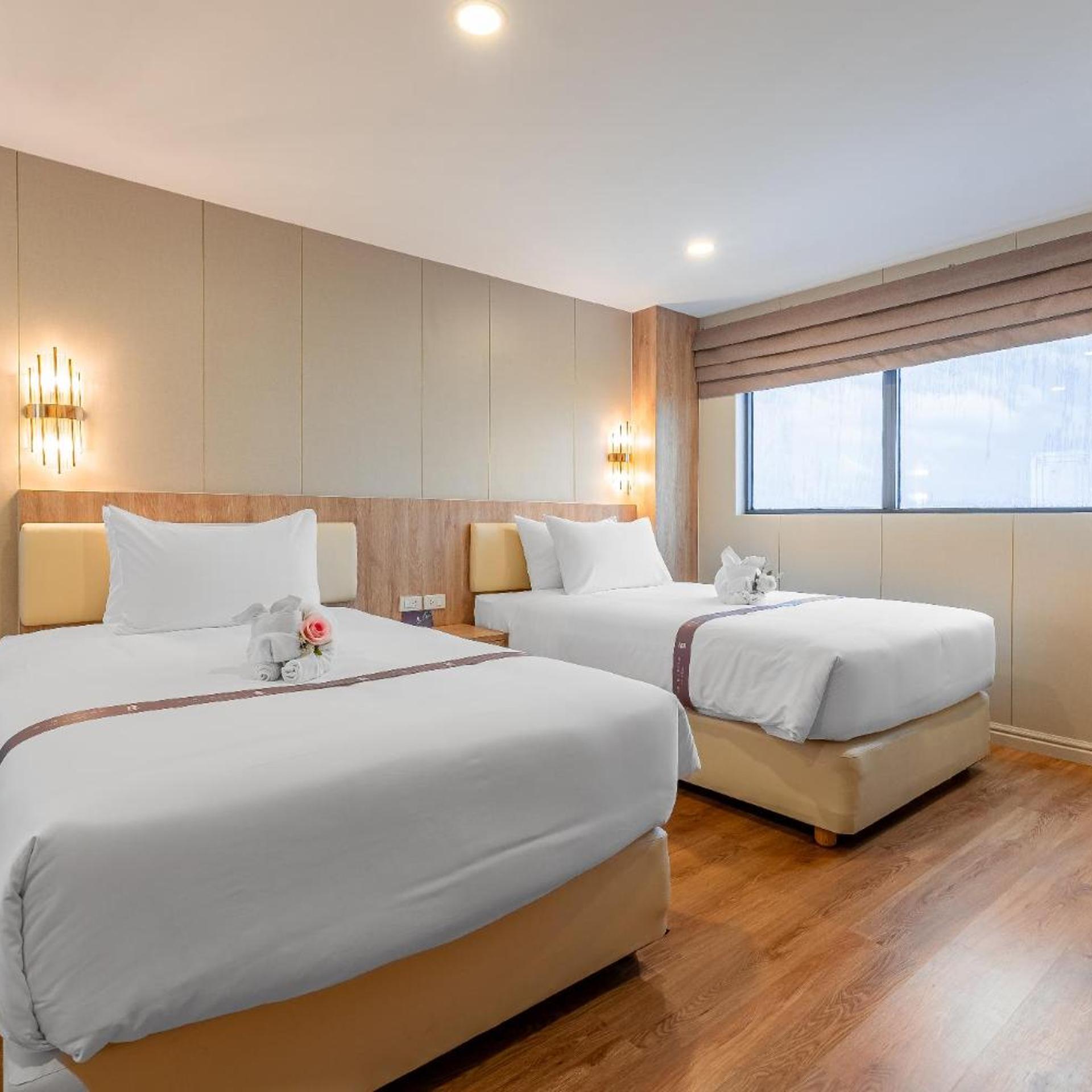 غرفة بسريرين منفصلين، Golden Jomtien Beach Hotel 3/6