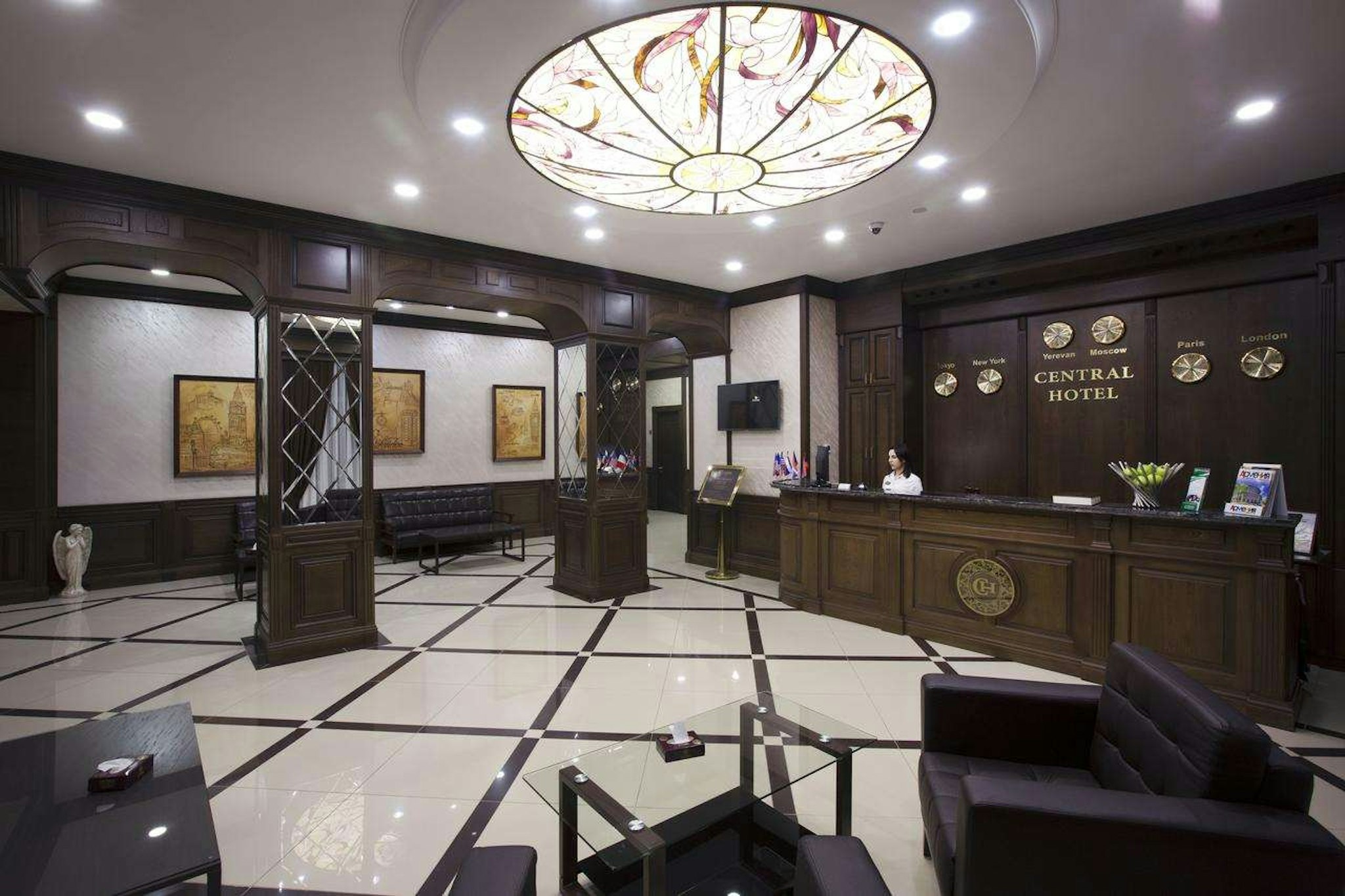 Lobby at Central Hotel Yerevan, YEREVAN