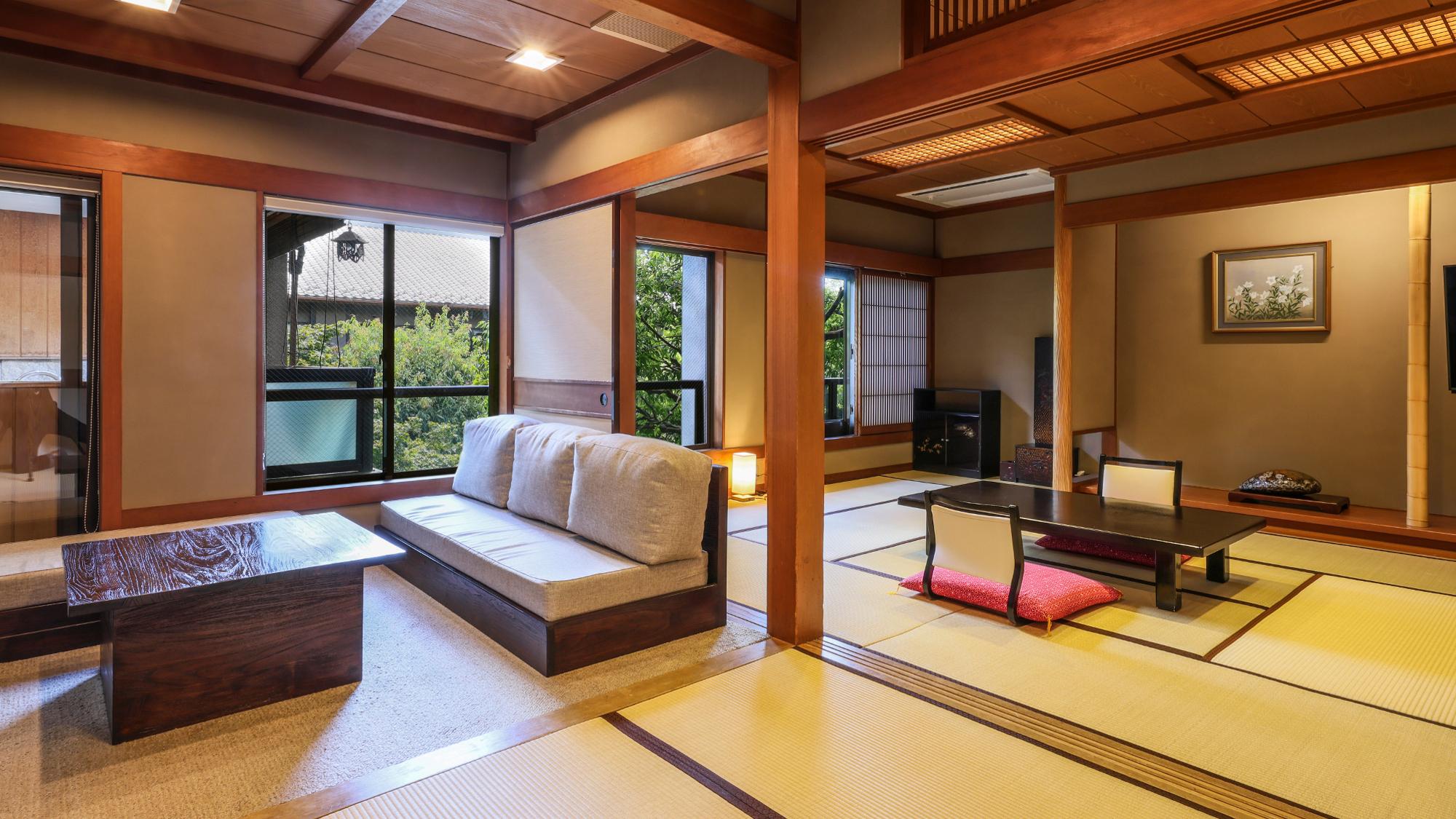 Japanese, Luxury, Garden View, Outdoor Bath