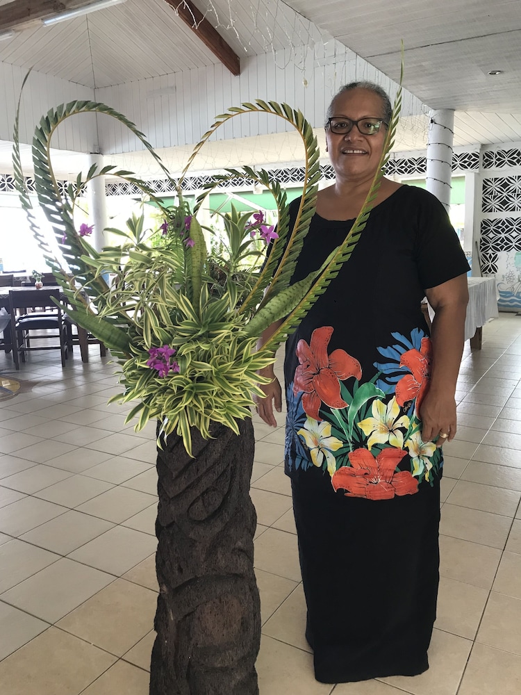 Lobby at Litia Sini Beach Resort, LALOMANU