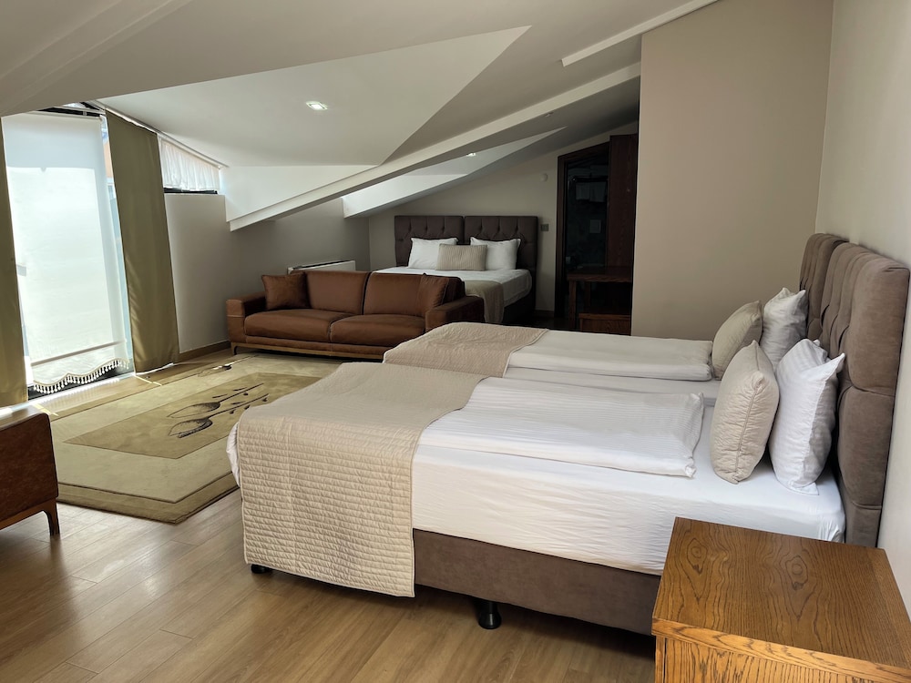 لوفت عائلي بسرير كوين وسريرين منفصلين بشرفة، The Elegant Hotel 2/4
