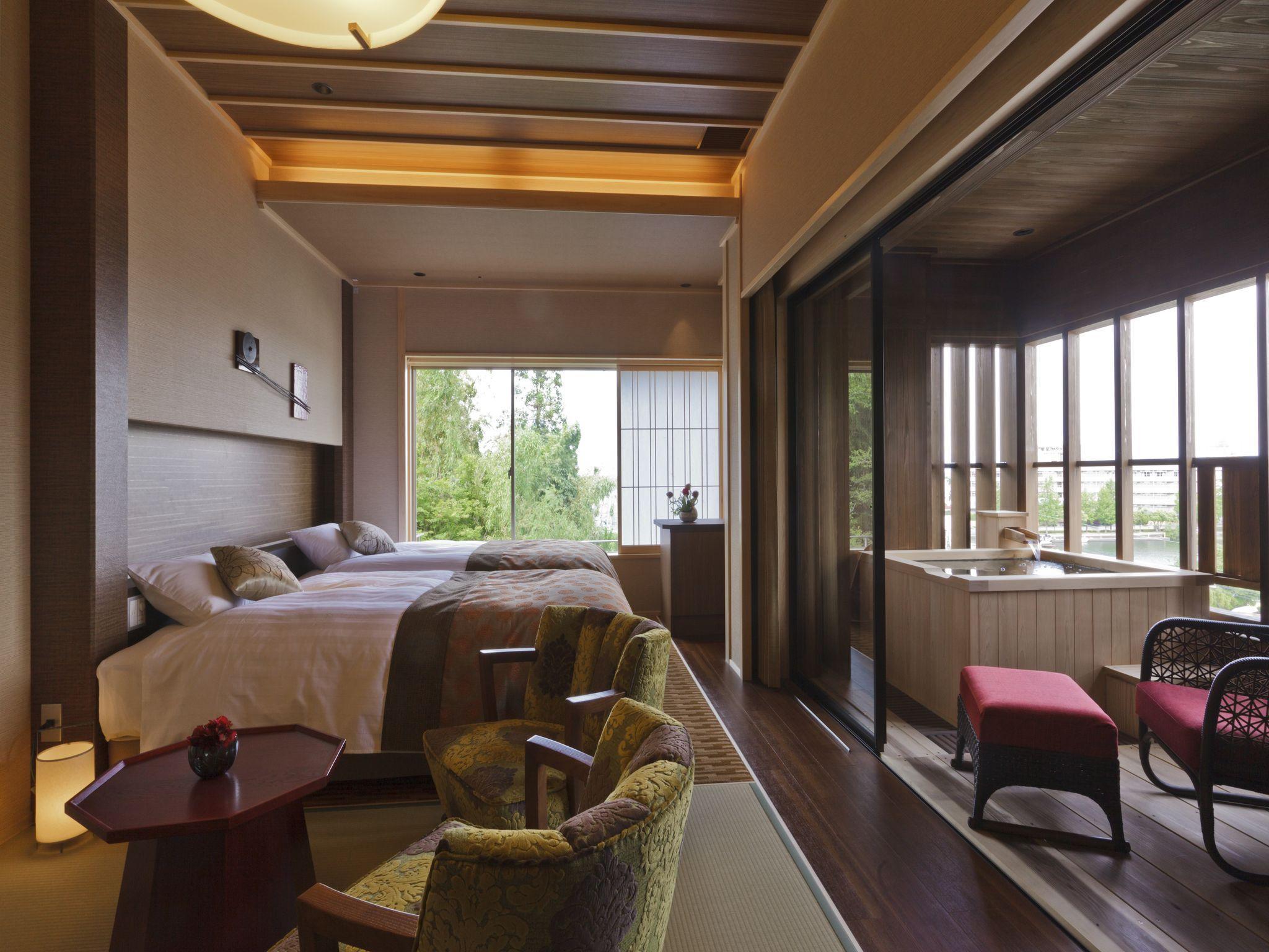 Semi Room, Japanese, Suite, Outdoor Bath, Hot Tub
