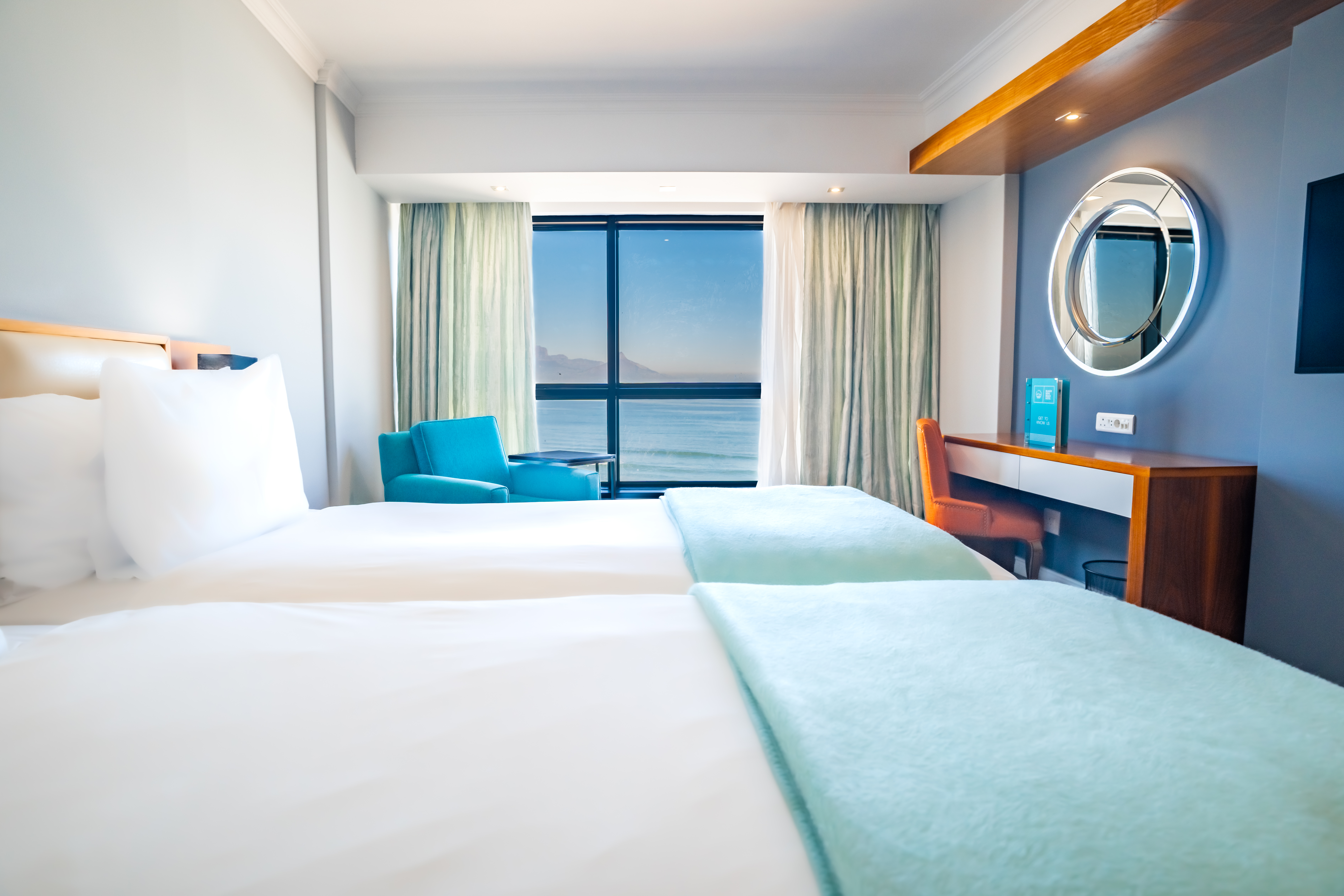 Room, Twin Beds, Sea View