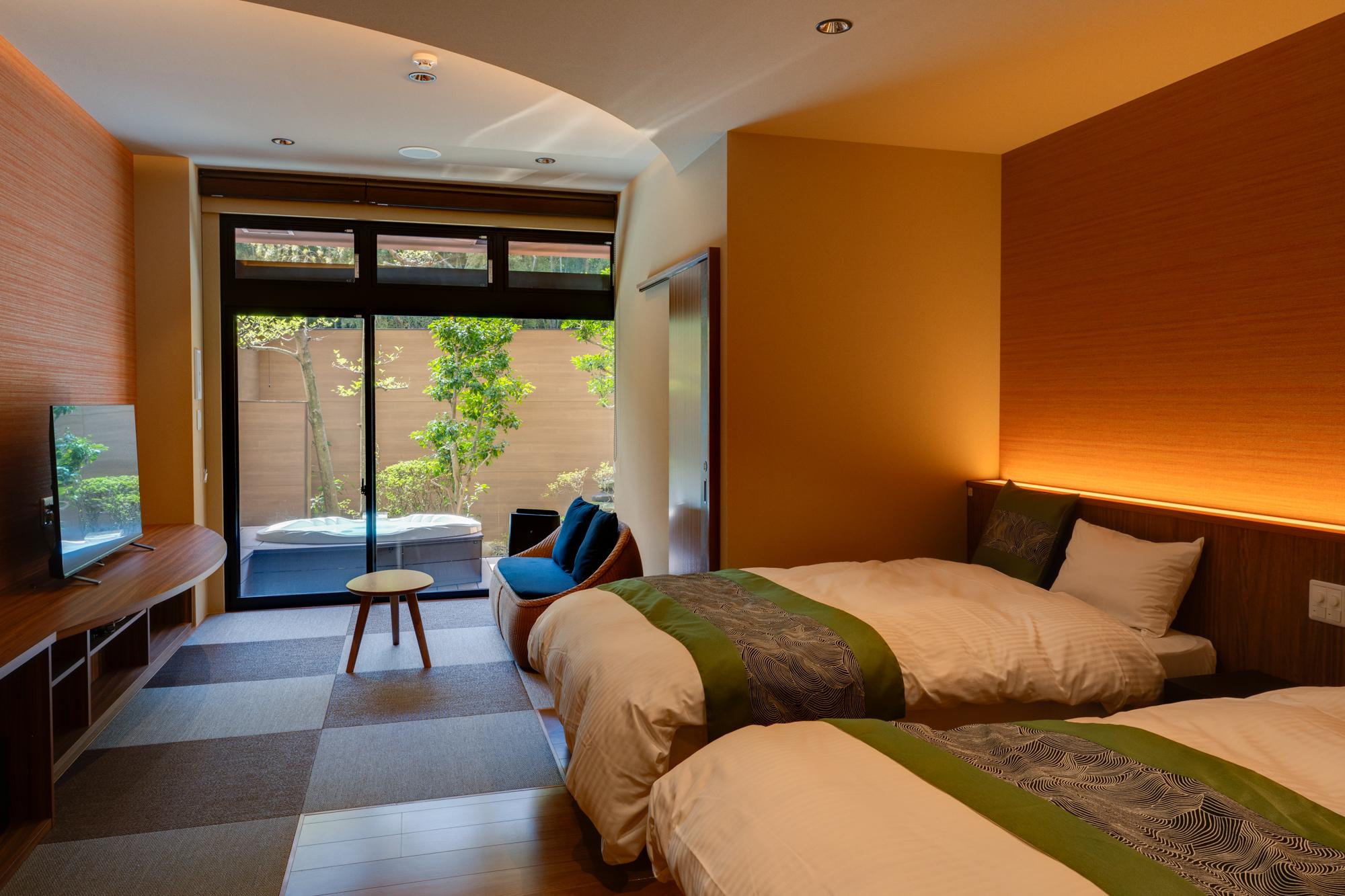 Japanese Western, Japanese, Modern, Outdoor Bath
