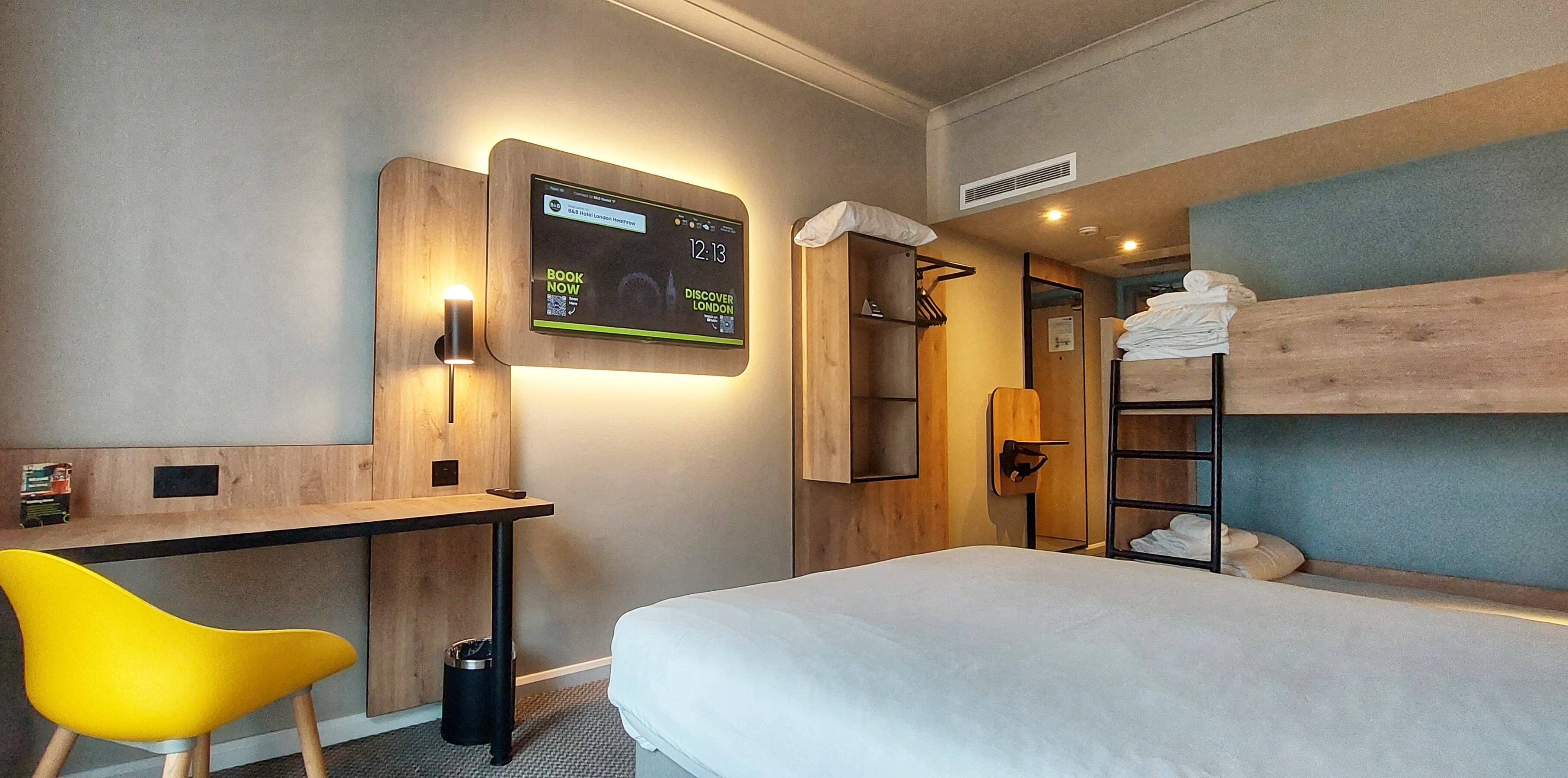 غرفة عائلية، B&b Hotel London Heathrow 3/6