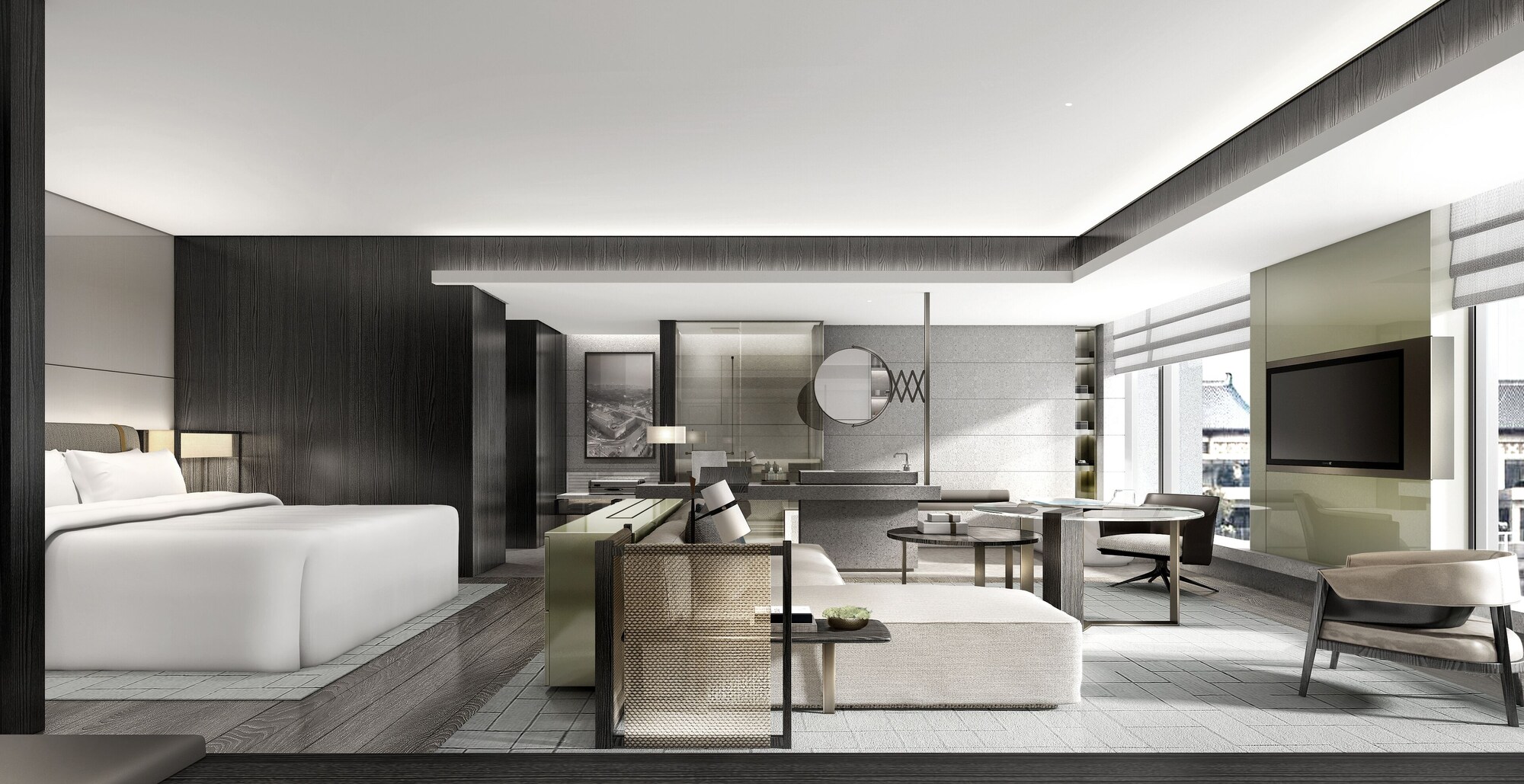 جناح جونيور بسرير كينج بإطلالة على الحديقة، Intercontinental Xi an North 4/4
