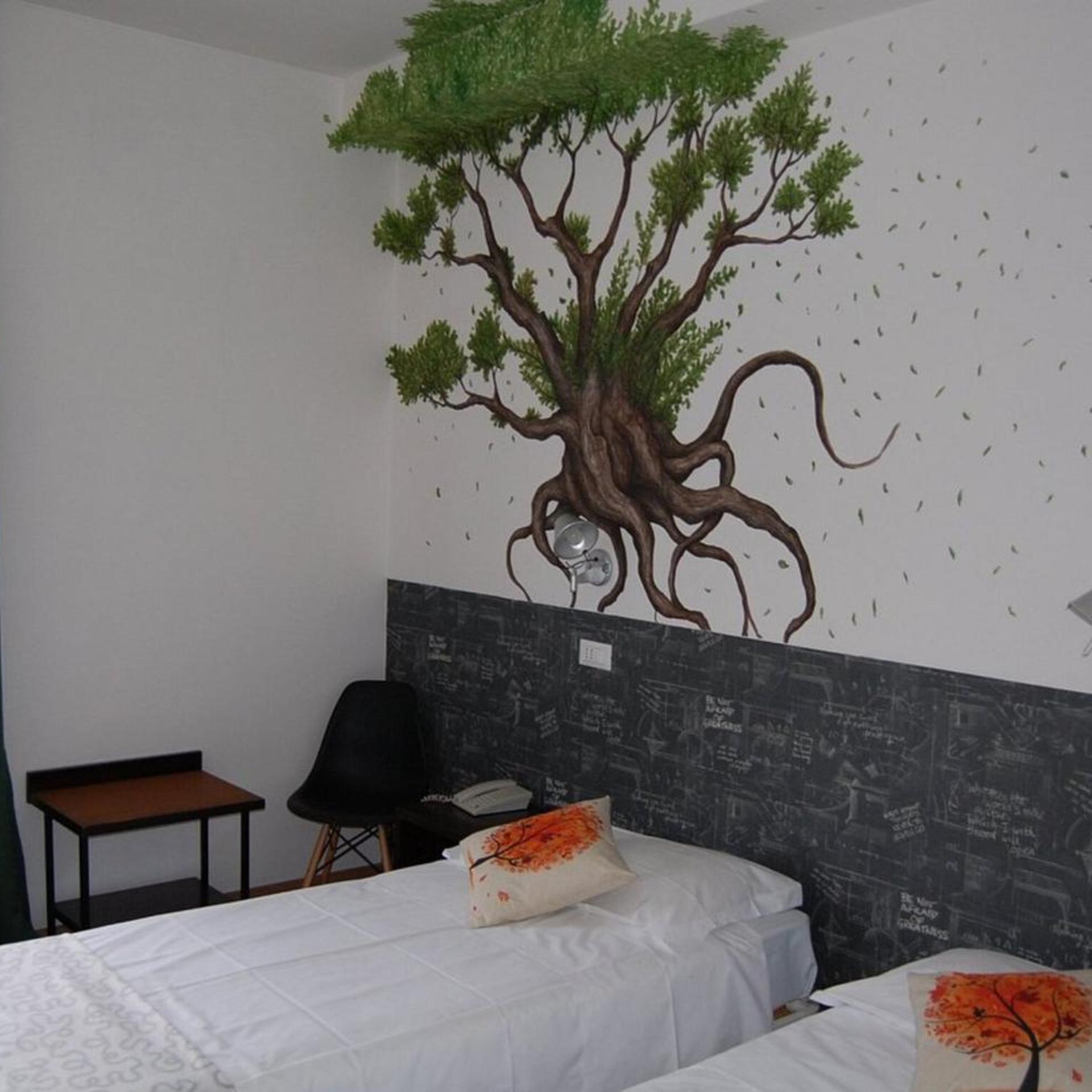 Art, Double or Twin Bed, Street View، Arca Hotel 3/4