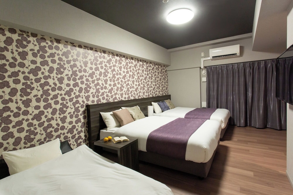 غرفة ديلوكس بسريرين مزدوجين مع أريكة، Bon Condominium Namba Ebisu 2/10