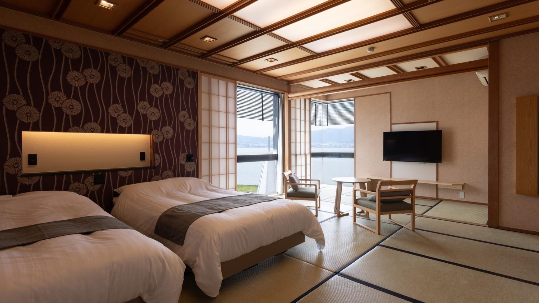 Style, Twin Beds, Lake View, Annex