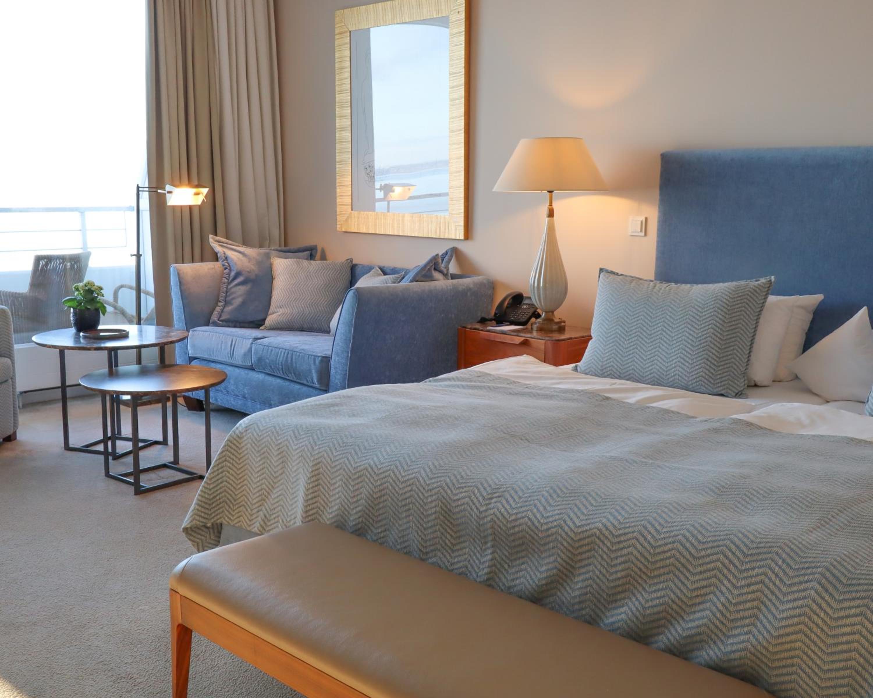 جناح جونيور بسرير كينج بإطلالة على البحر، Grand Hotel Seeschlosschen Spa Golf Resort 3/6