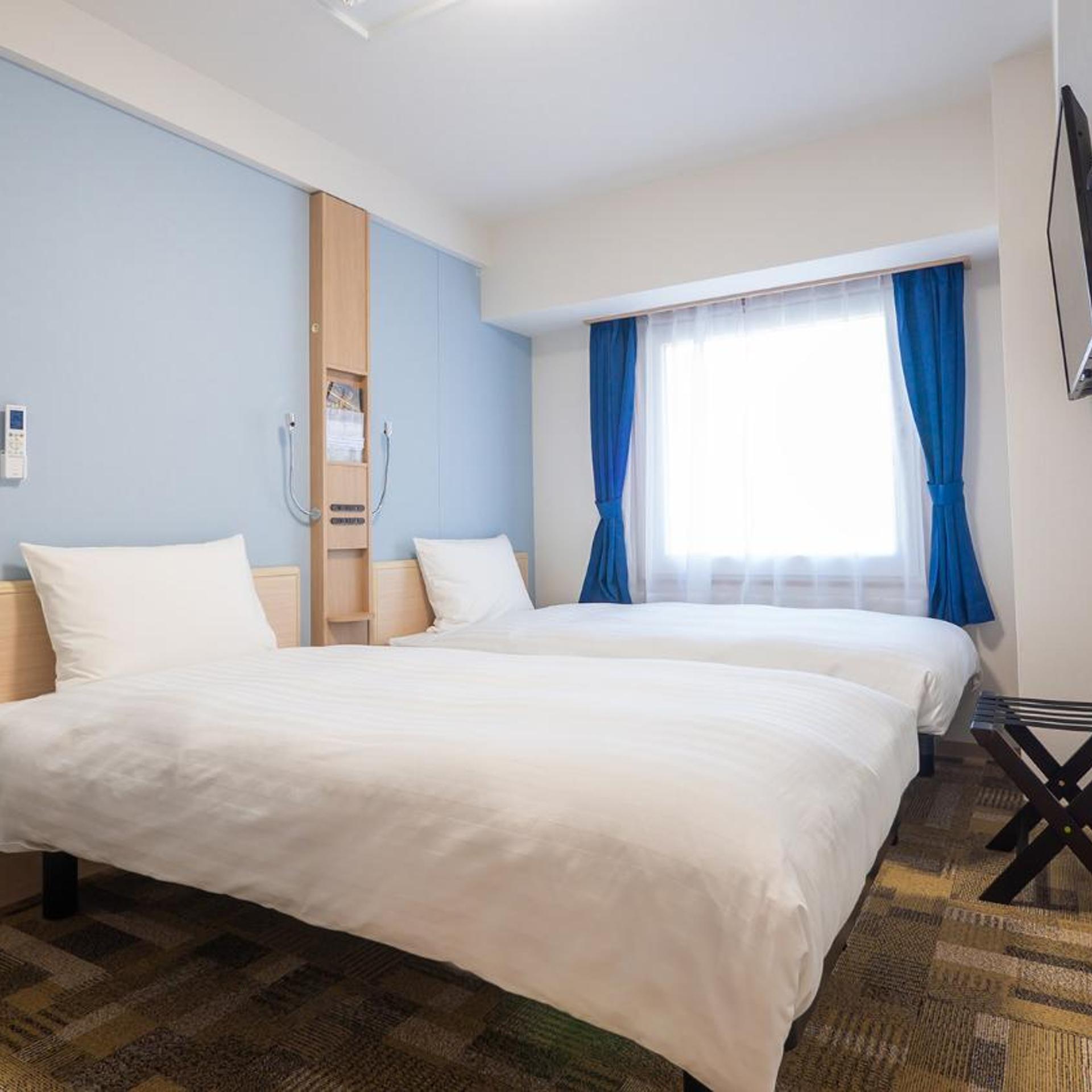 غرفة بسريرين منفصلين، Toyoko Inn Nagasaki Ekimae 4/7