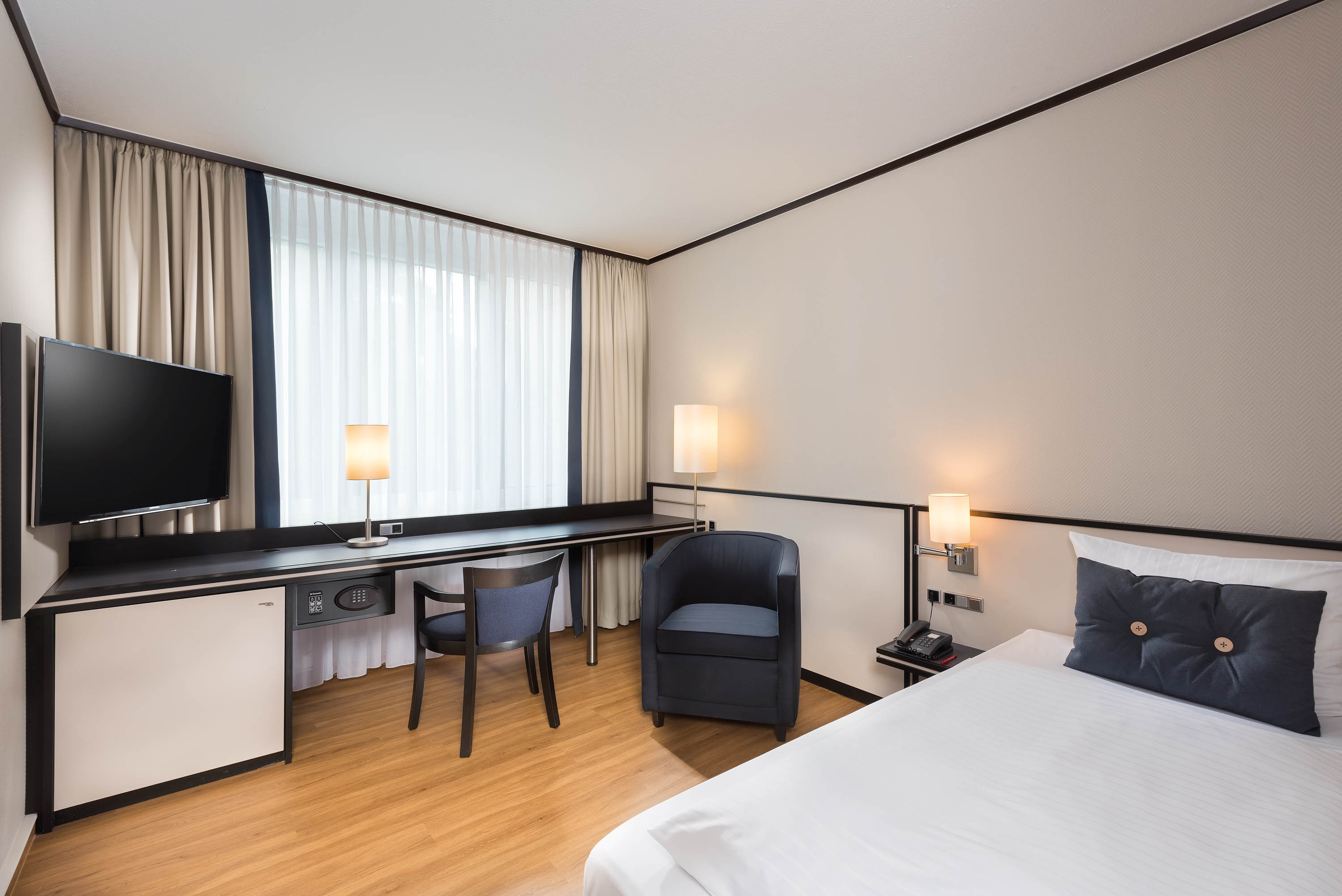 غرفة قياسية بسرير مزدوج، Sunday Hotel Bad Honnef 3/15