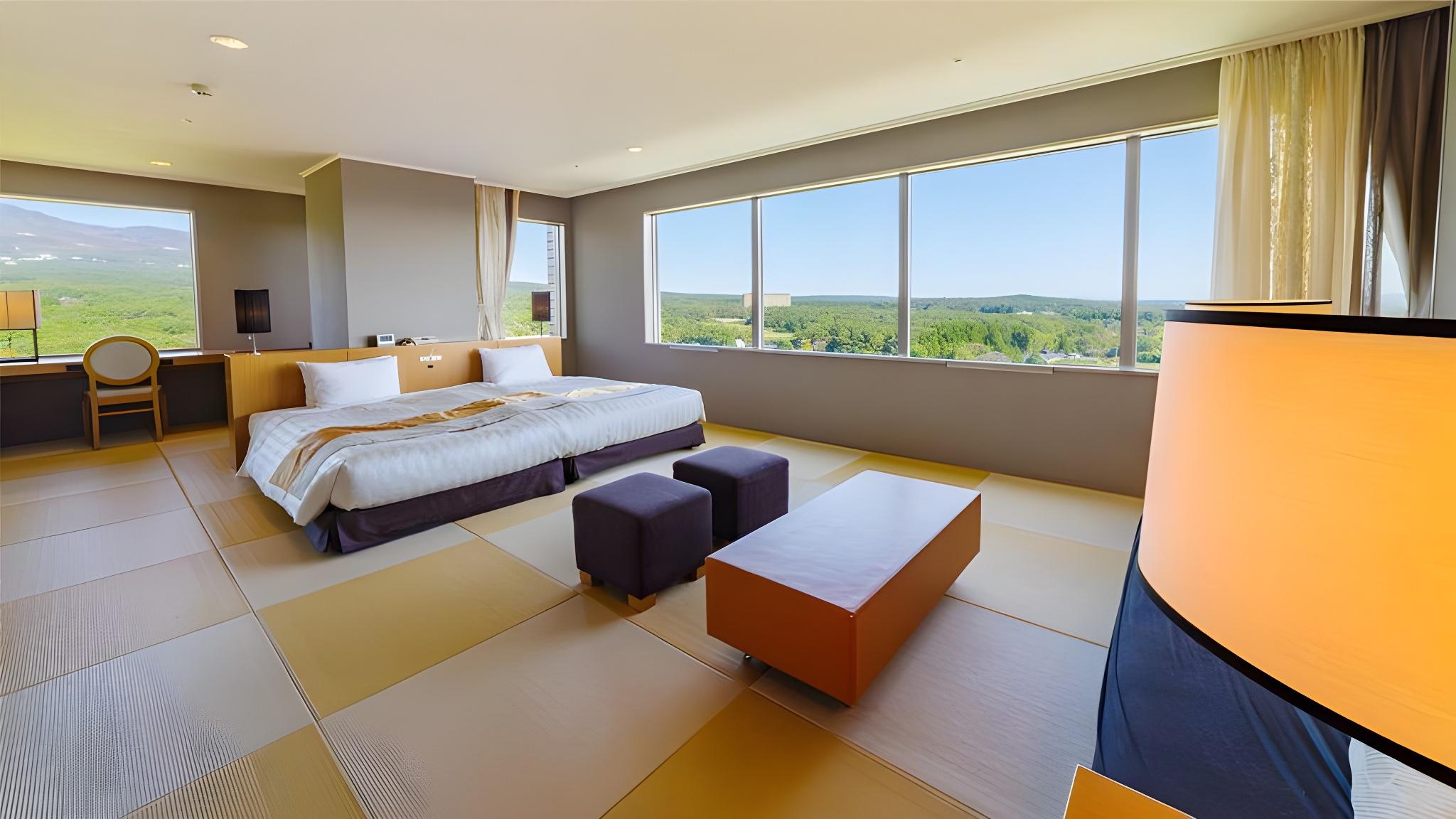 Semi Room, Japanese Western, Suite, 2 Semi Double Beds, Corner
