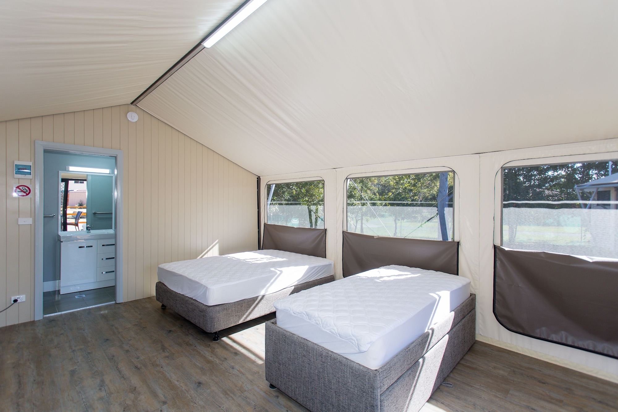 Safari, Tent, 1 Queen and 1 Single Bed, Trundle Bed