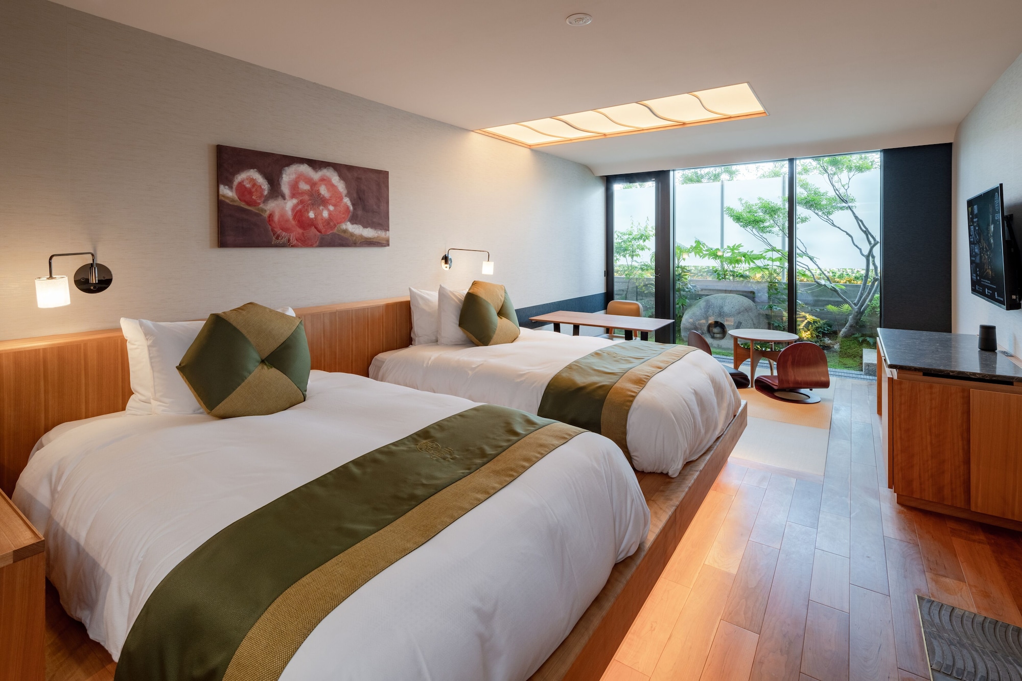 Garden, Premium, 2 Double Beds