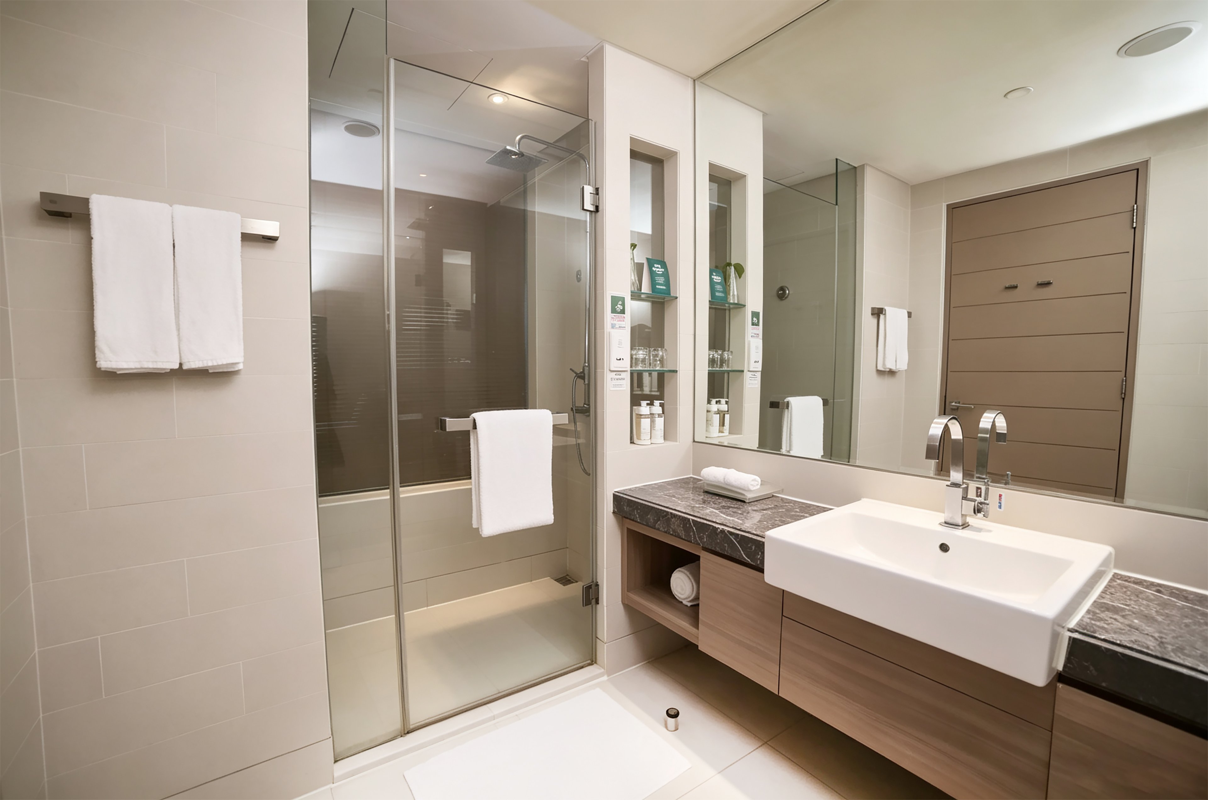 غرفة قياسية بسريرين منفصلين بإطلالة على النهر، Holiday Inn Tianjin Riverside 3/4