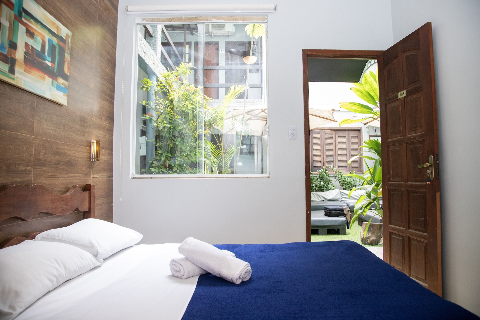 غرفة اقتصادية بسرير مزدوج بحمام خاص، Mango Tree Hostel 2/5