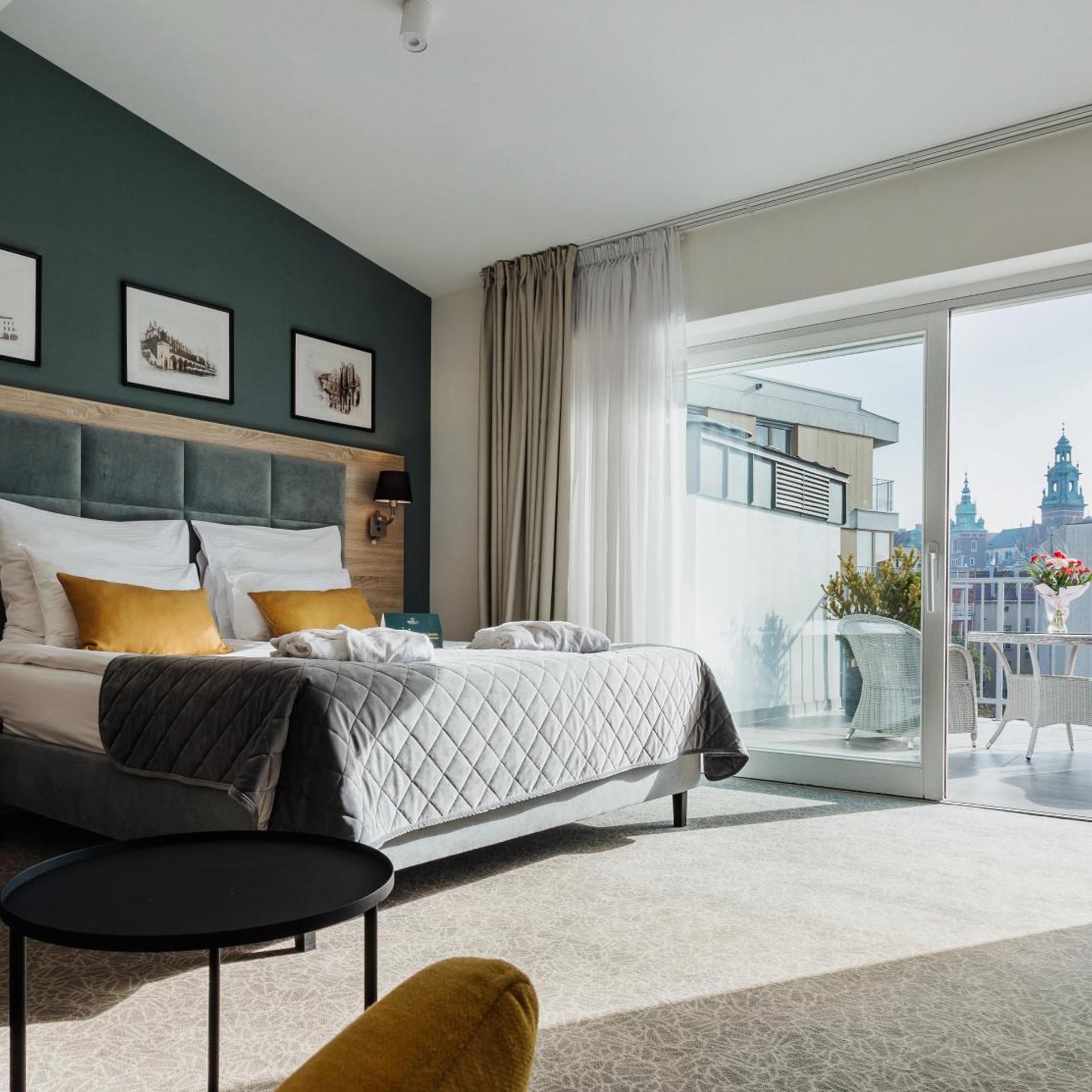 غرفة بسرير مزدوج بشرفة، Hotel 32 Krakow Old Town 2/8