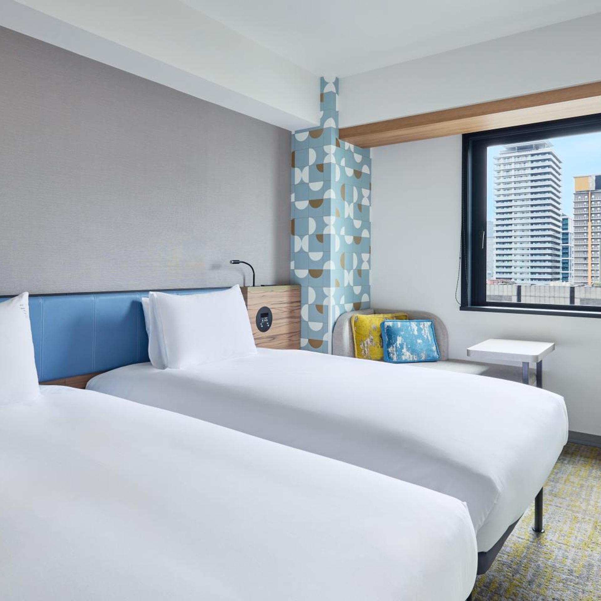Room, Twin Beds, City View, High Floor