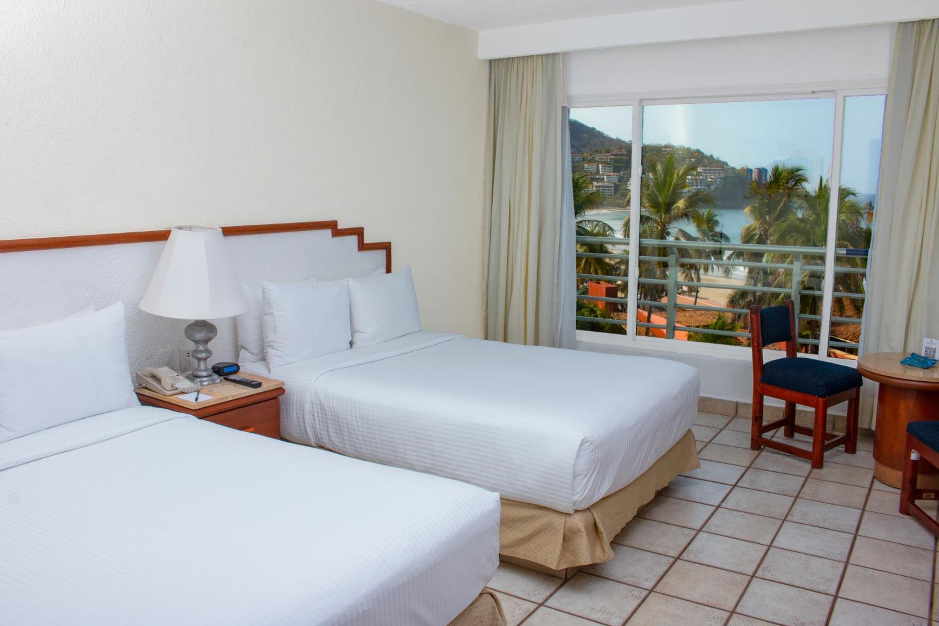 Superior, 2 Double Beds, Sea View