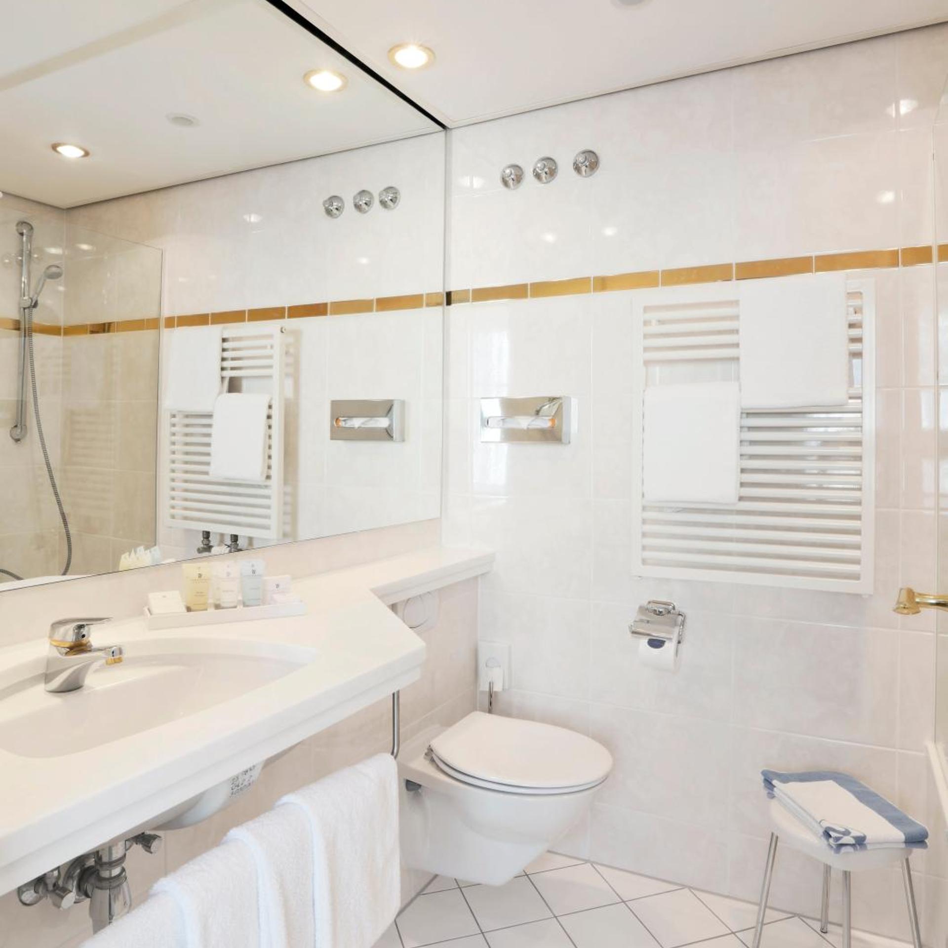 غرفة بسرير مزدوج بإطلالة على الحديقة، Bayerischer Hof 6/7