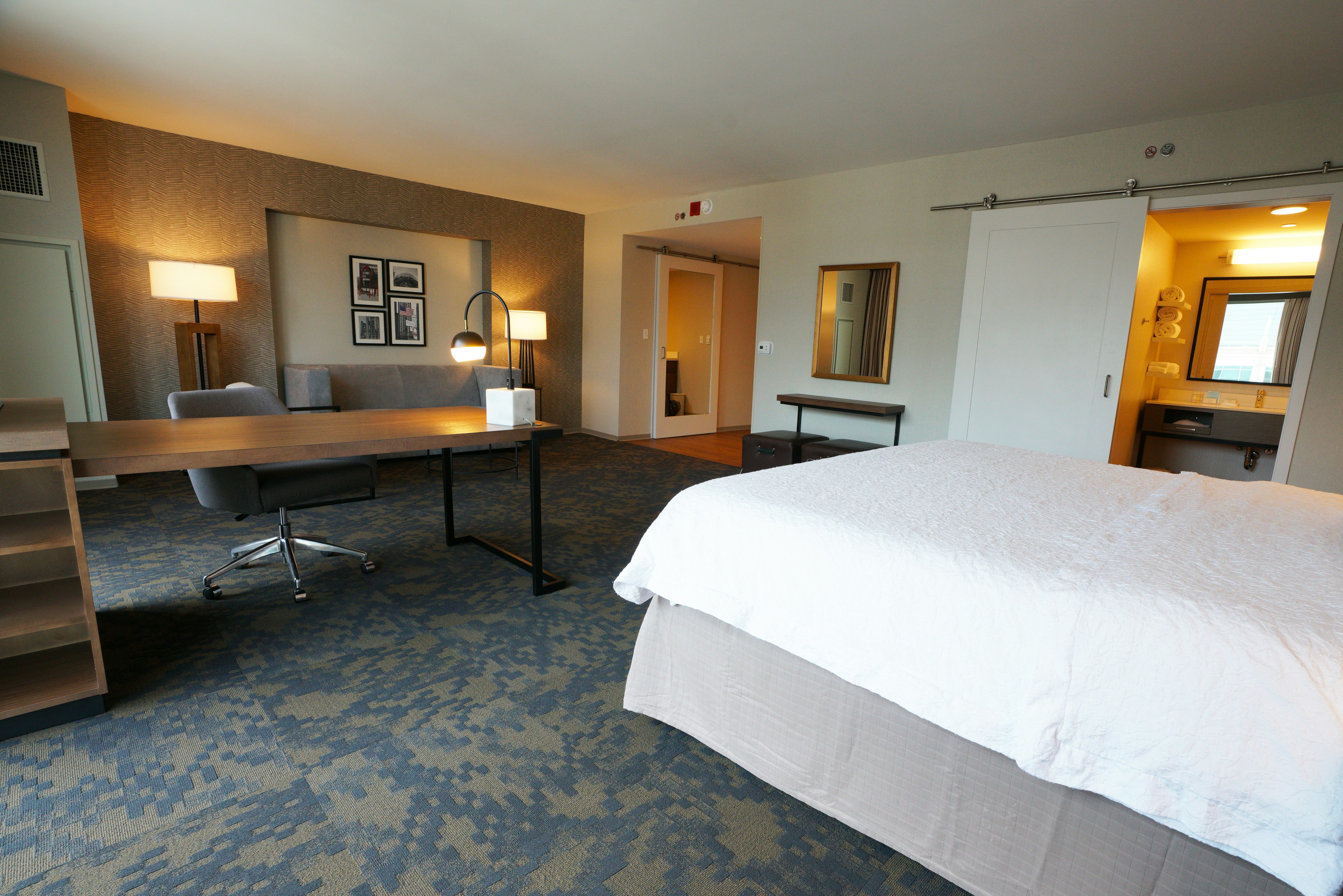 Studio, King Bed, Skyline View