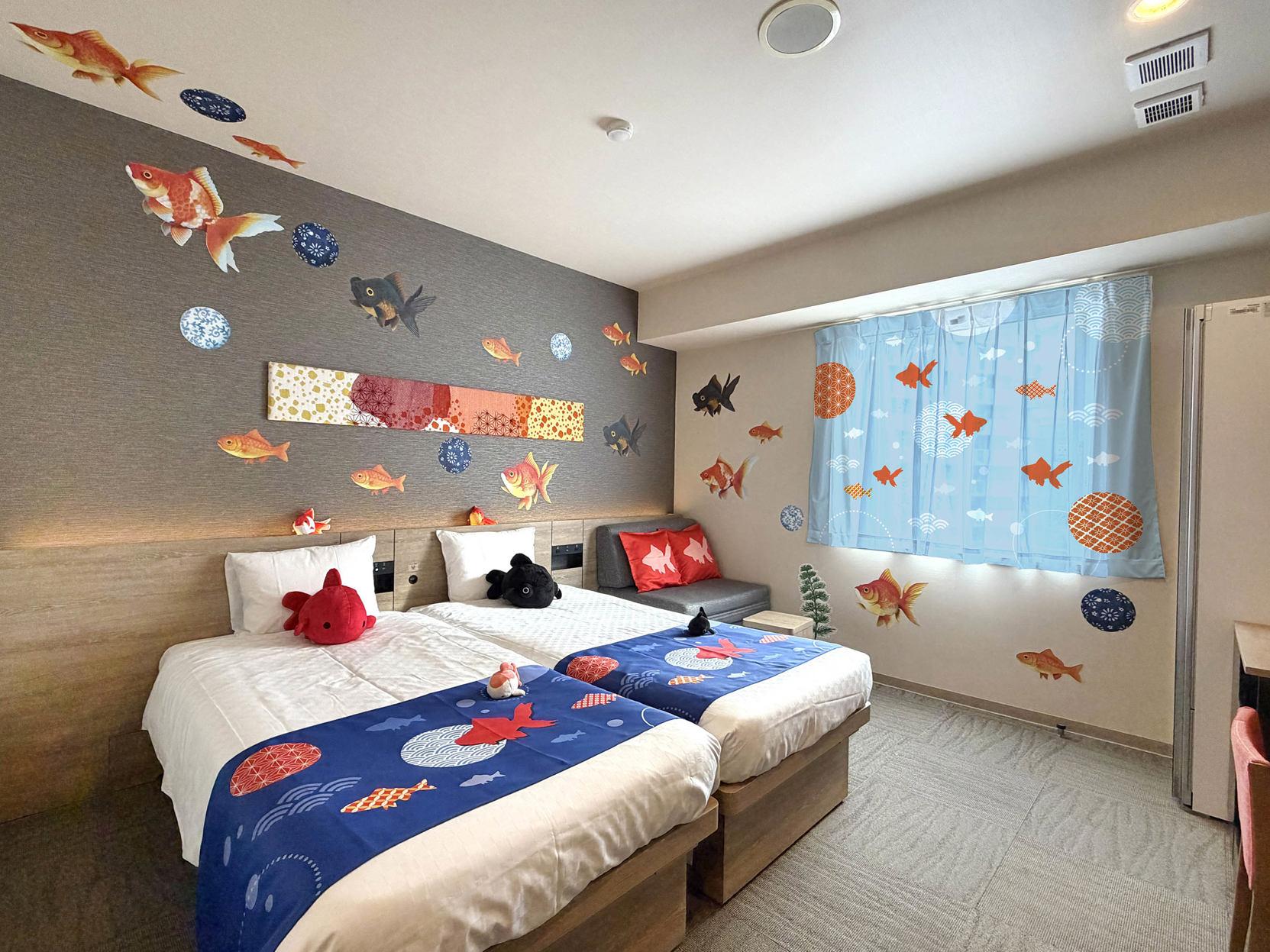 Concept, Twin Beds, Sofa