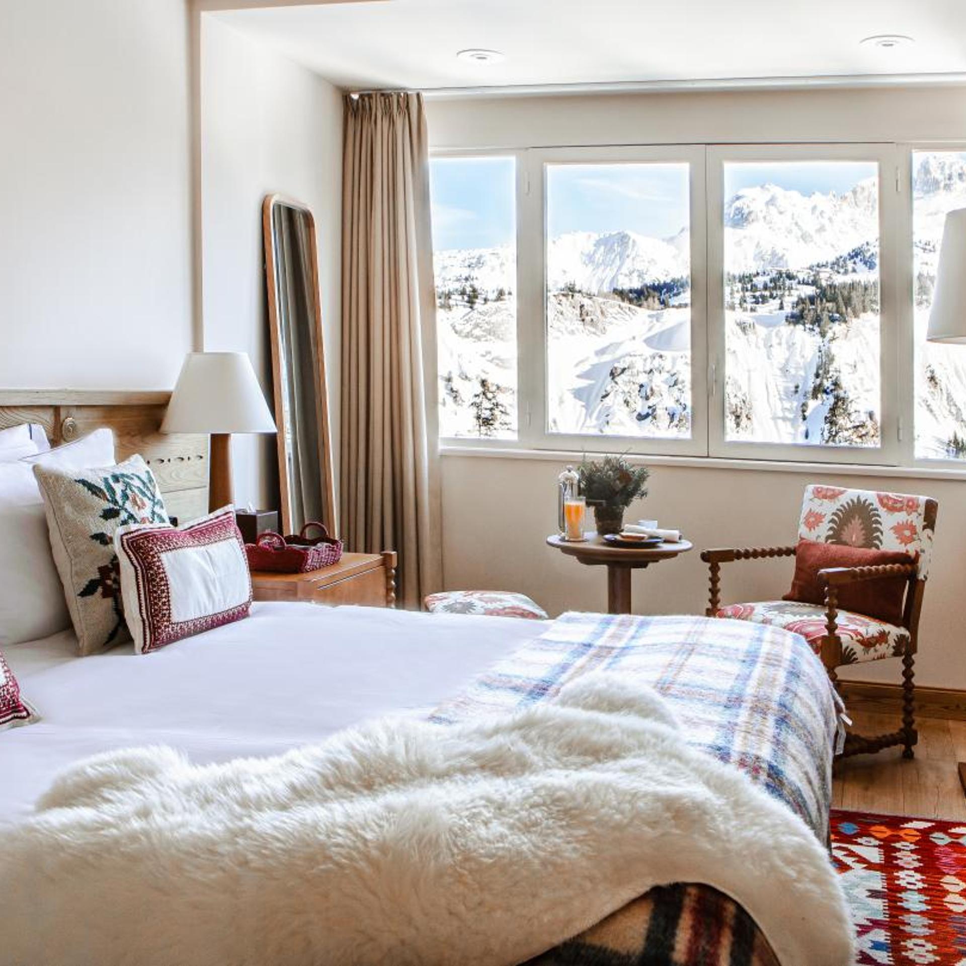 Superior, Double or Twin Bed, Mountain View, ALPES HOTEL PRALONG 3/10