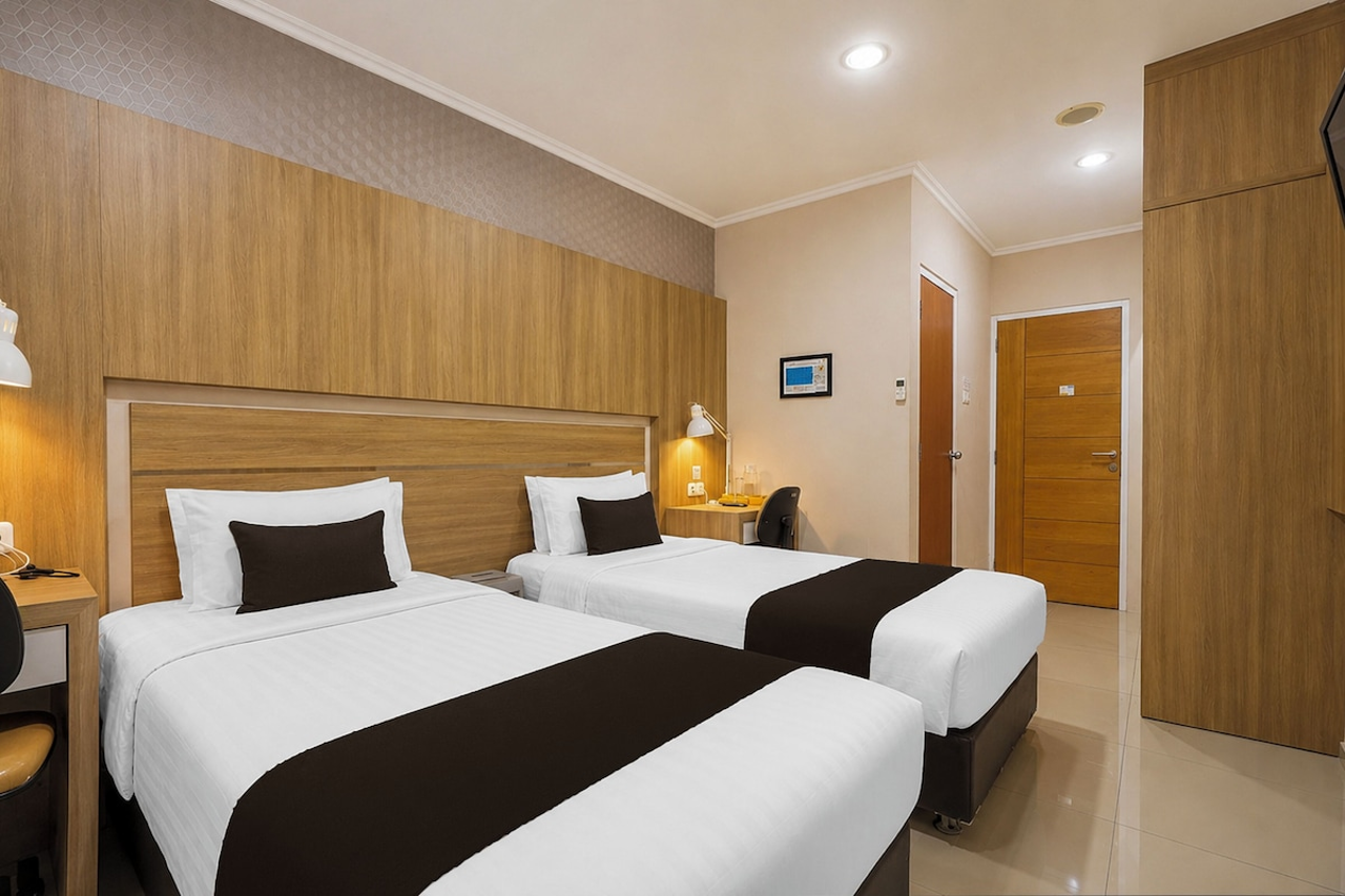 Room at Townhouse Oak Hotel Damar Kurung, GRESIK