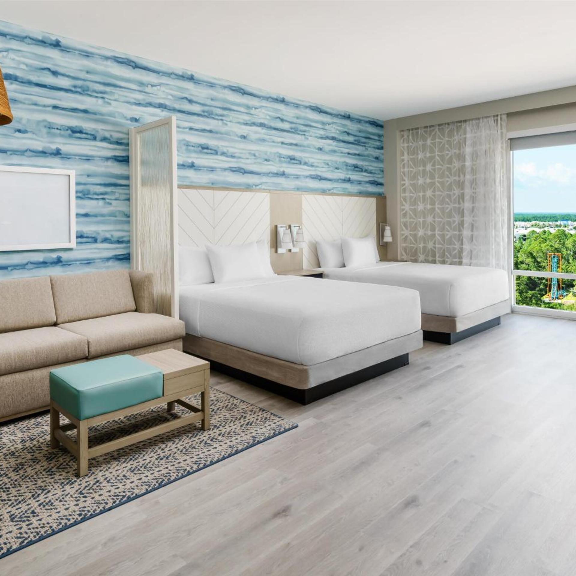 Specialty, 2 Queen Beds, Sofa, Kitchenette