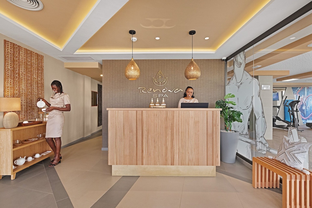 Lobby at Hotel Riu Baobab, Pointe Sarene