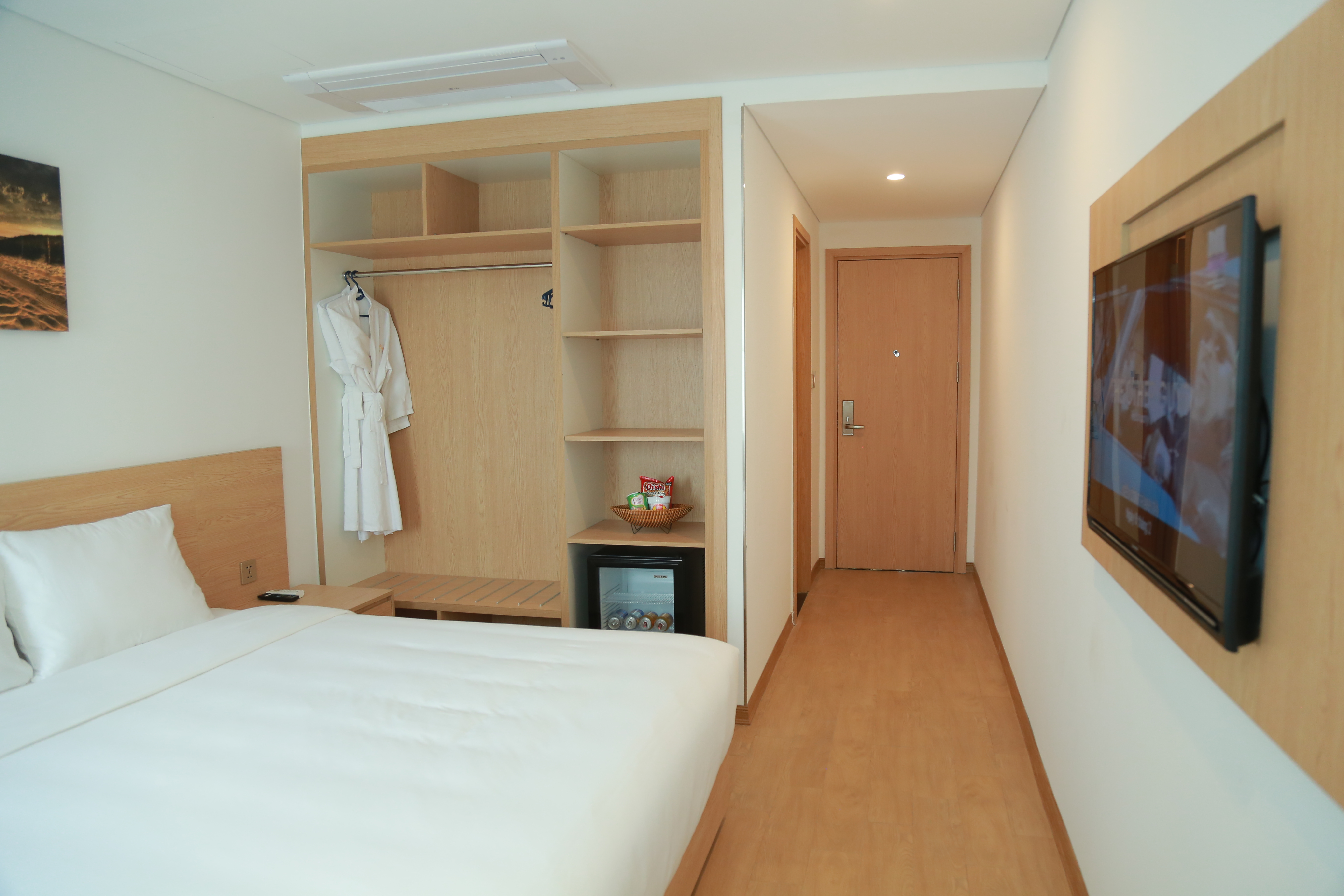 غرفة ديلوكس بسرير مزدوج بإطلالة على المدينة