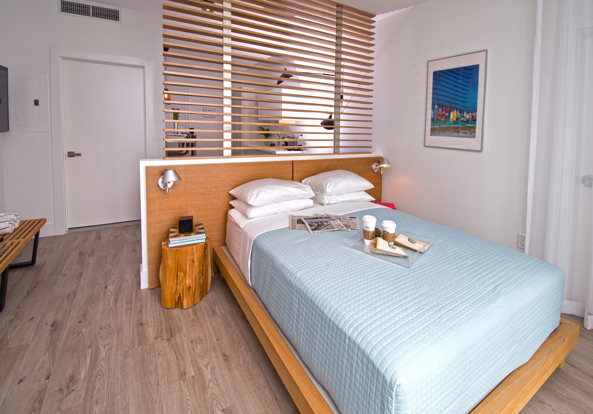 Sunset, Studio, Queen Bed, Balcony, Bay Side