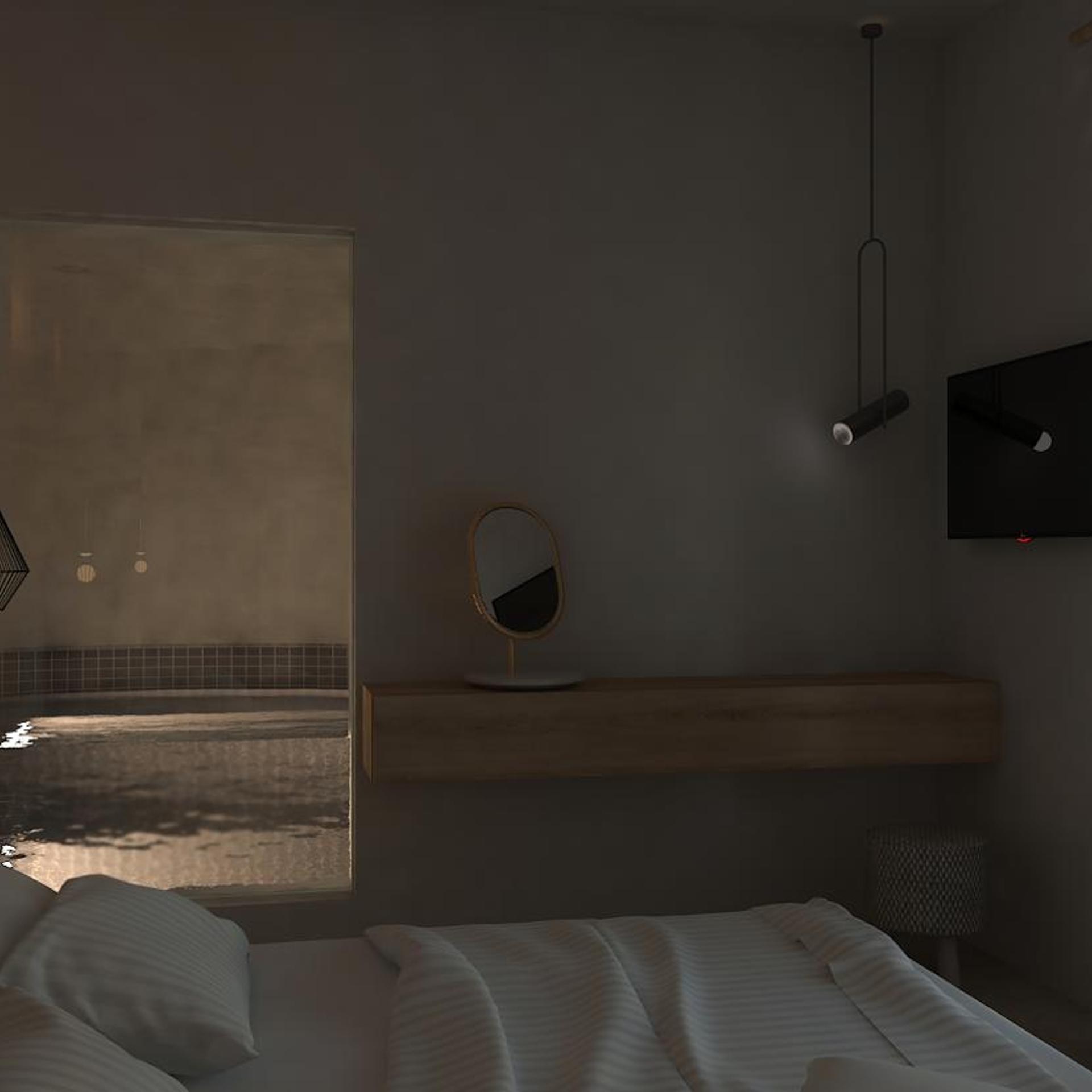Superior, Double Bed, Sea View, Indoor Jetted Tub، Apiro Mykonos 4/10