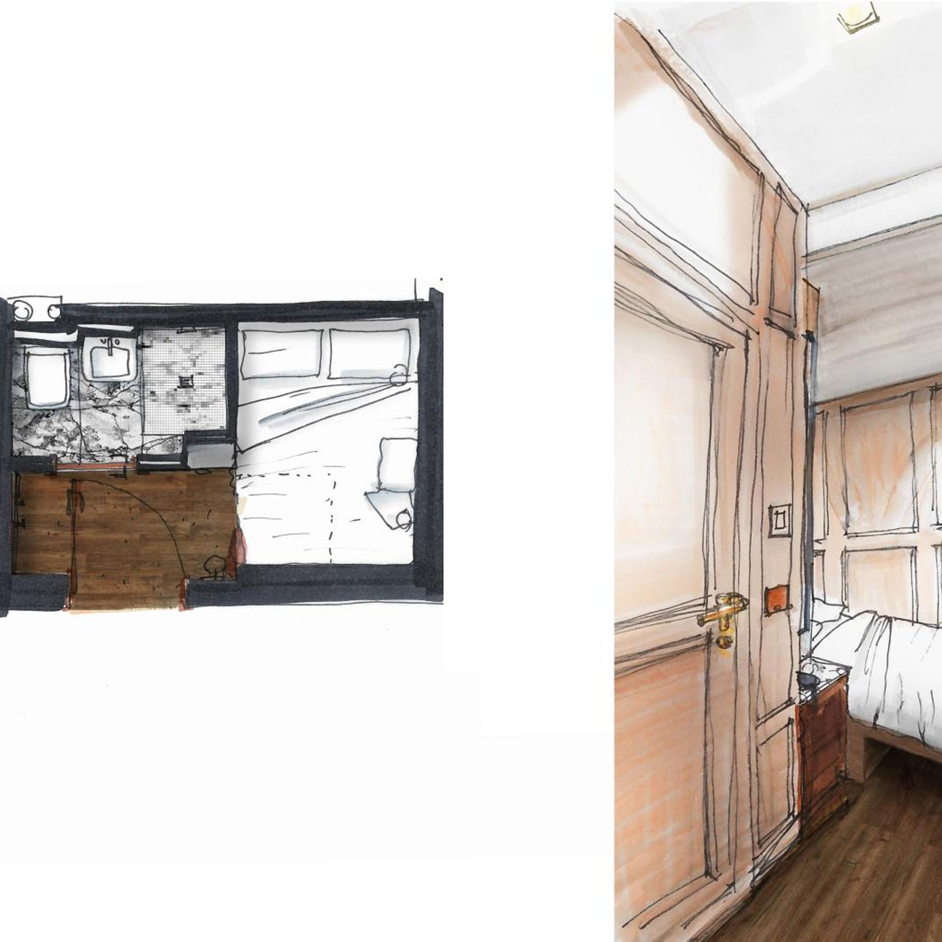 Mini, Double Bed, No Window