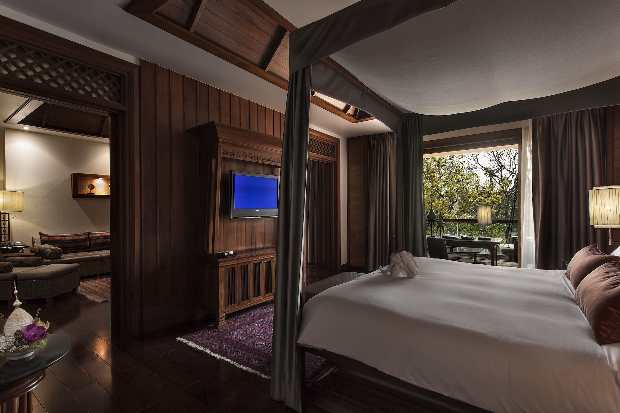 جناح تنفيذي بسرير مزدوج، Ratilanna Riverside Spa Resort Chiang Mai 3/3