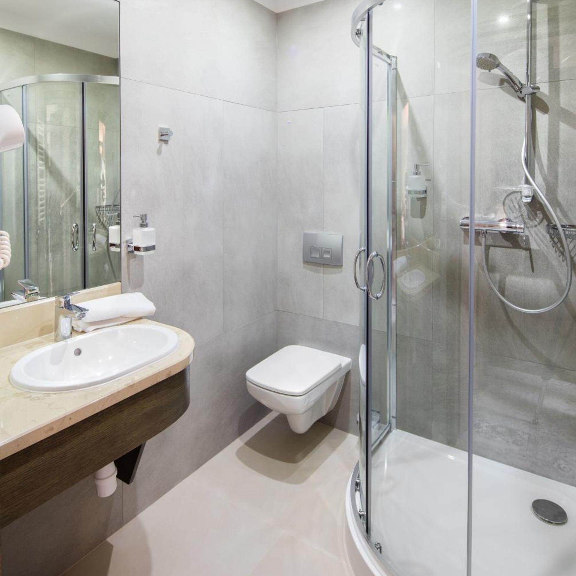 غرفة اقتصادية صغيرة بسرير مزدوج، Residence Szary 2/4