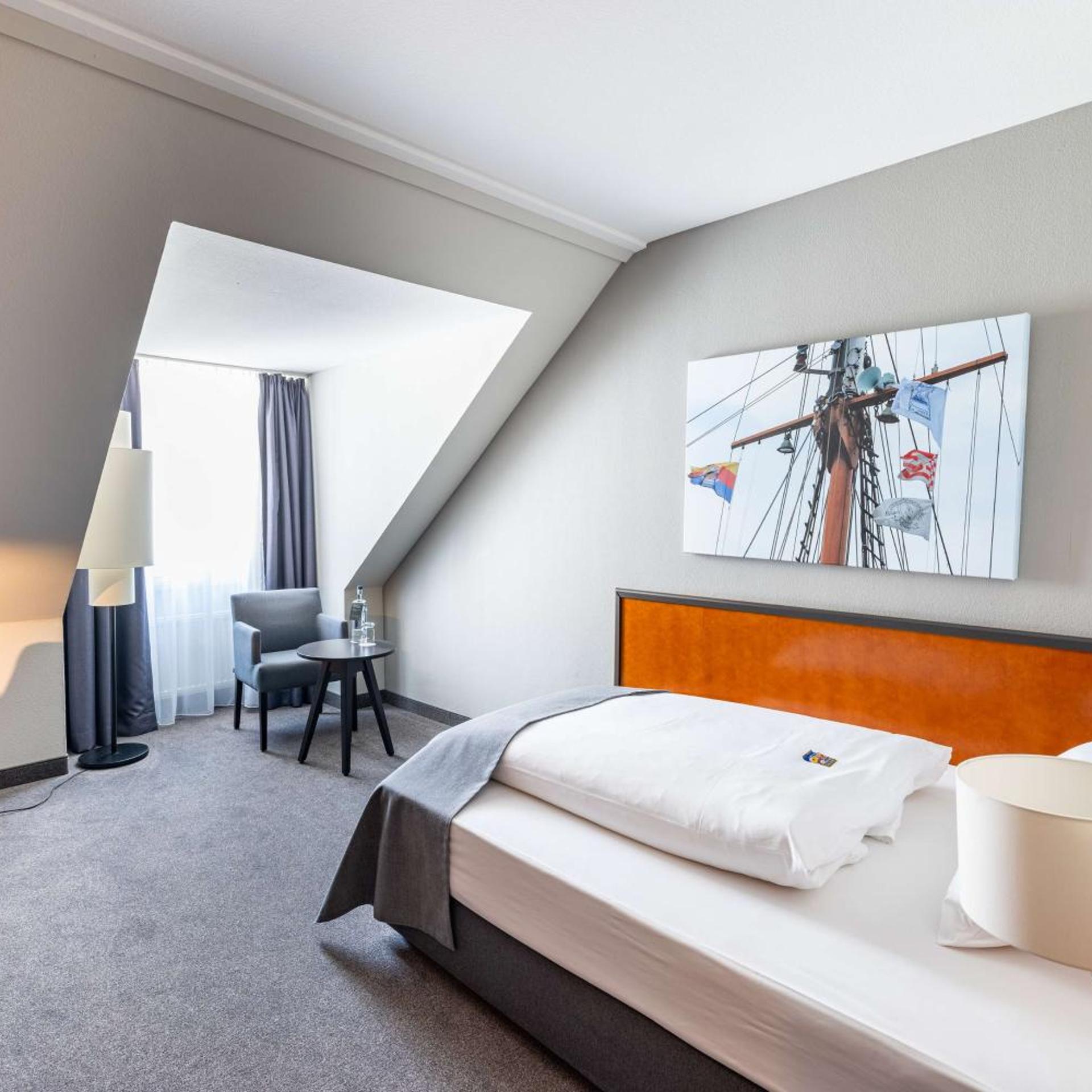 غرفة كومفورت مفردة، Atlantic Hotel Vegesack 2/15