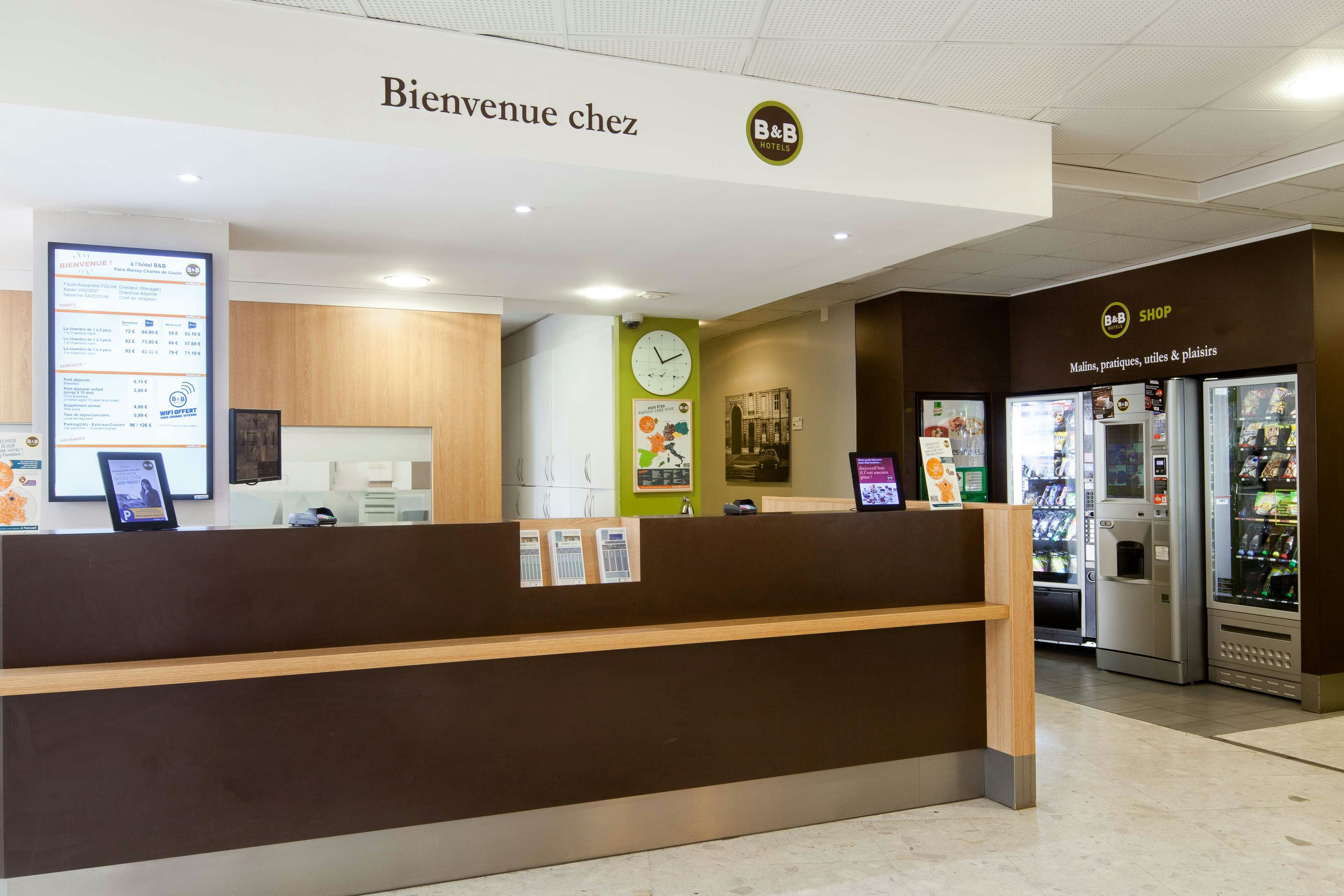 Lobby at B&B Hotel PARIS Roissy CDG Aeroport, ROISSY EN FRANCE