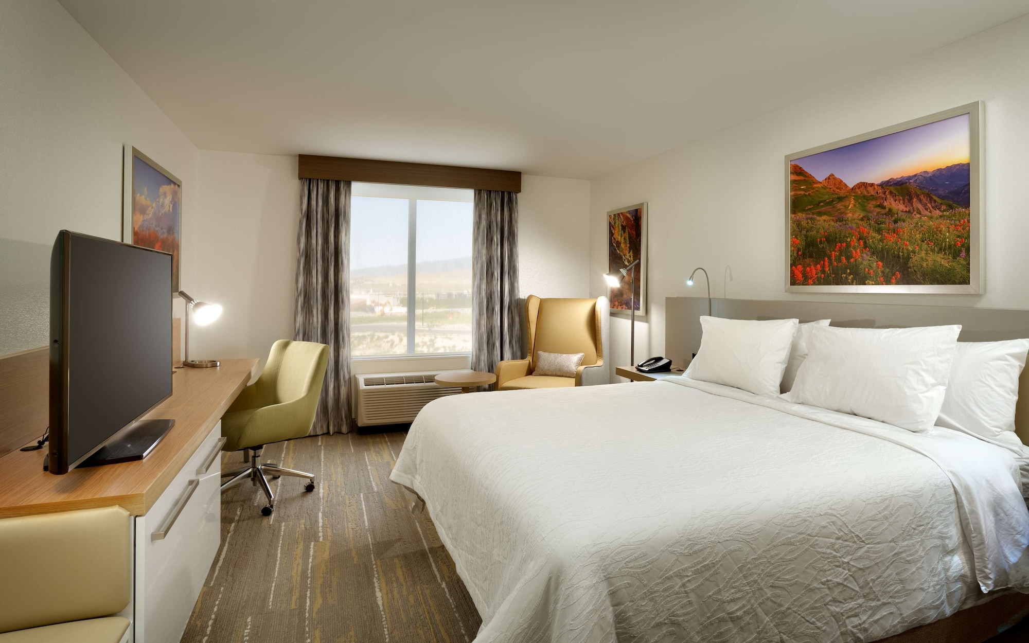 Room, King Bed, Mountain View