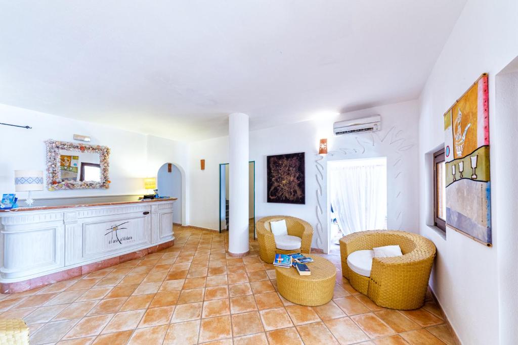 Lobby at Hotel Il faro di Molara, PORTO SAN PAOLO