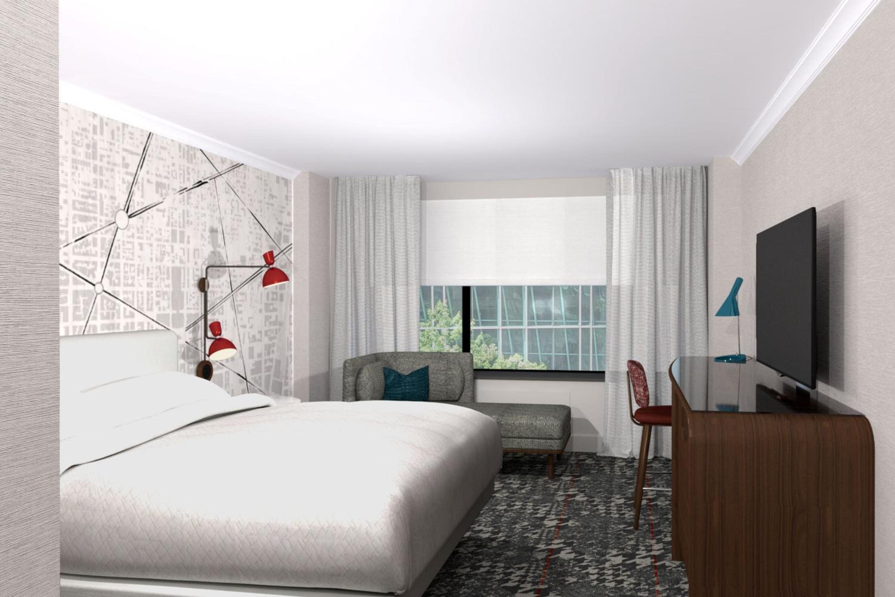 غرفة تنفيذية بسرير كينج، Le Meridien Washington, D.C., The Madison 2/10