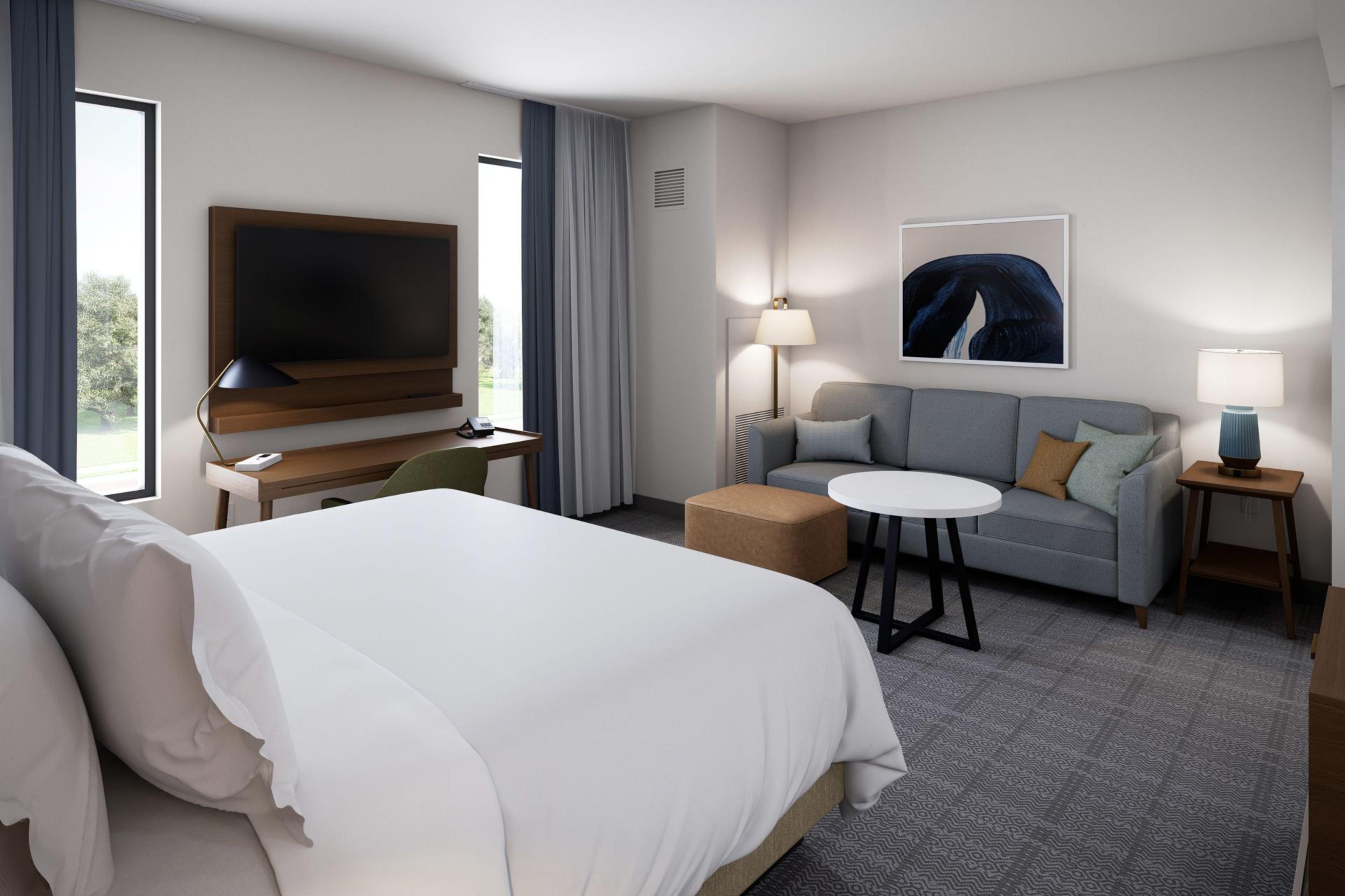 جناح استوديو بسرير كينج