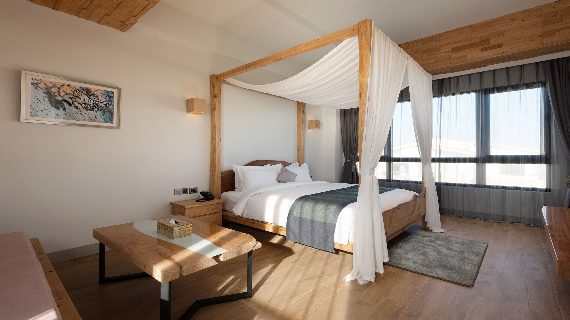 DELUXE, DOUBLE BED, SEA VIEW