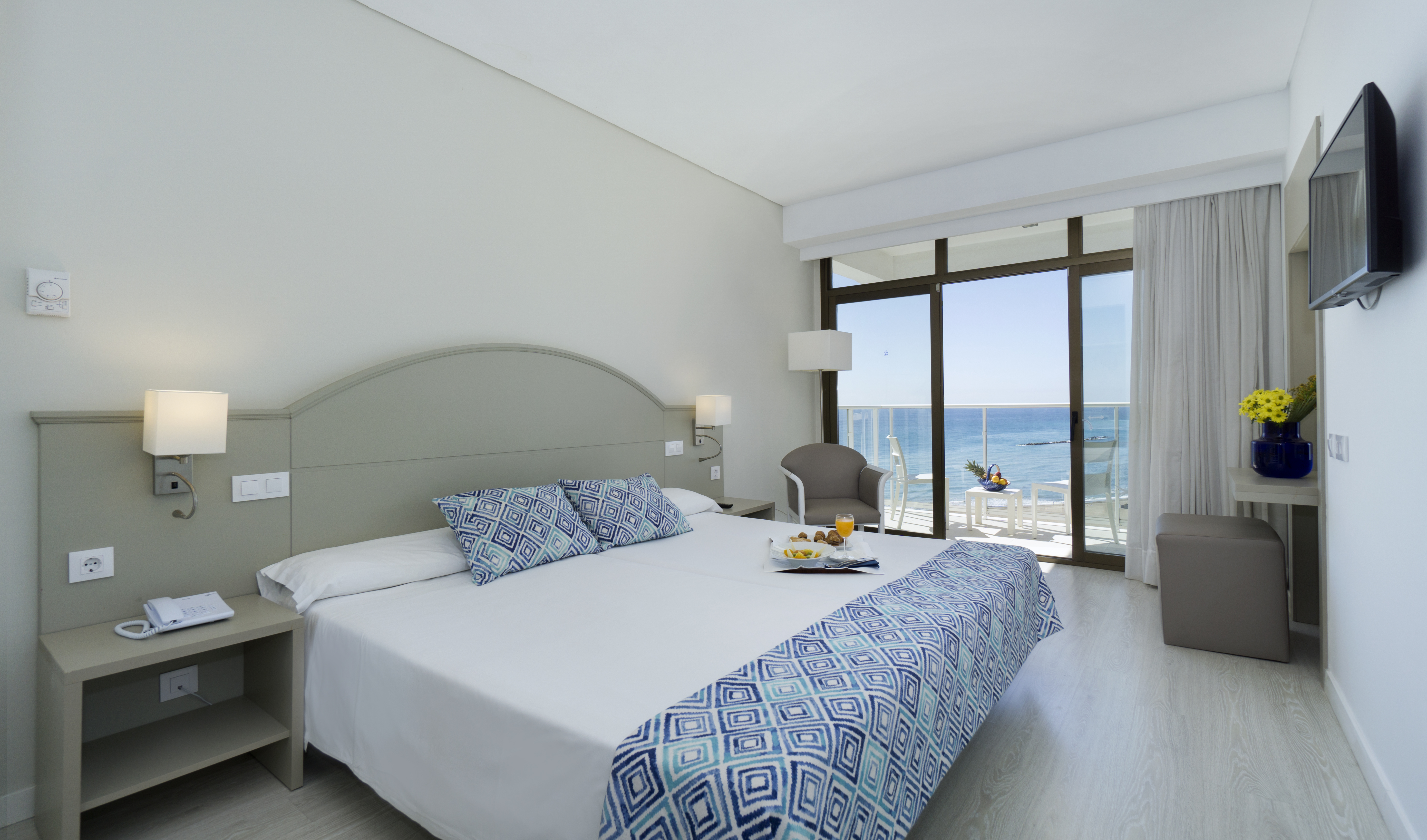 Room, Double Bed, Side Sea View